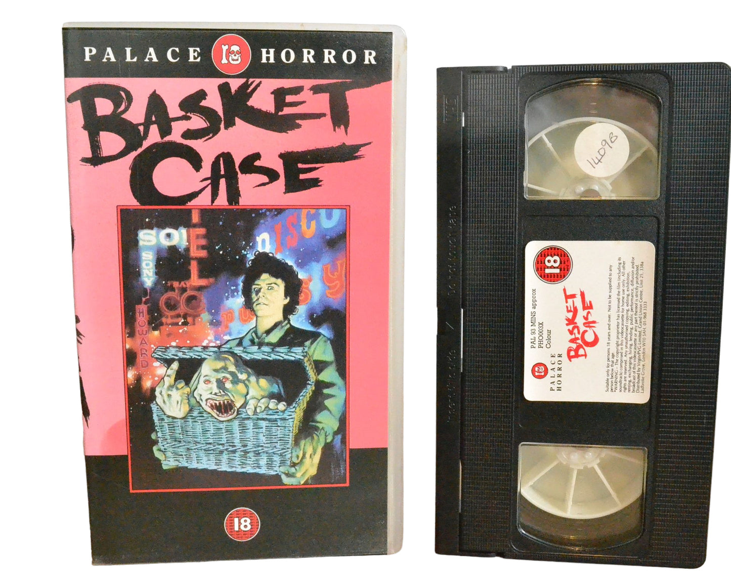 Basket Case - Kevin Van Hentenryck - Palace Horror - Horror - Pal - VHS-