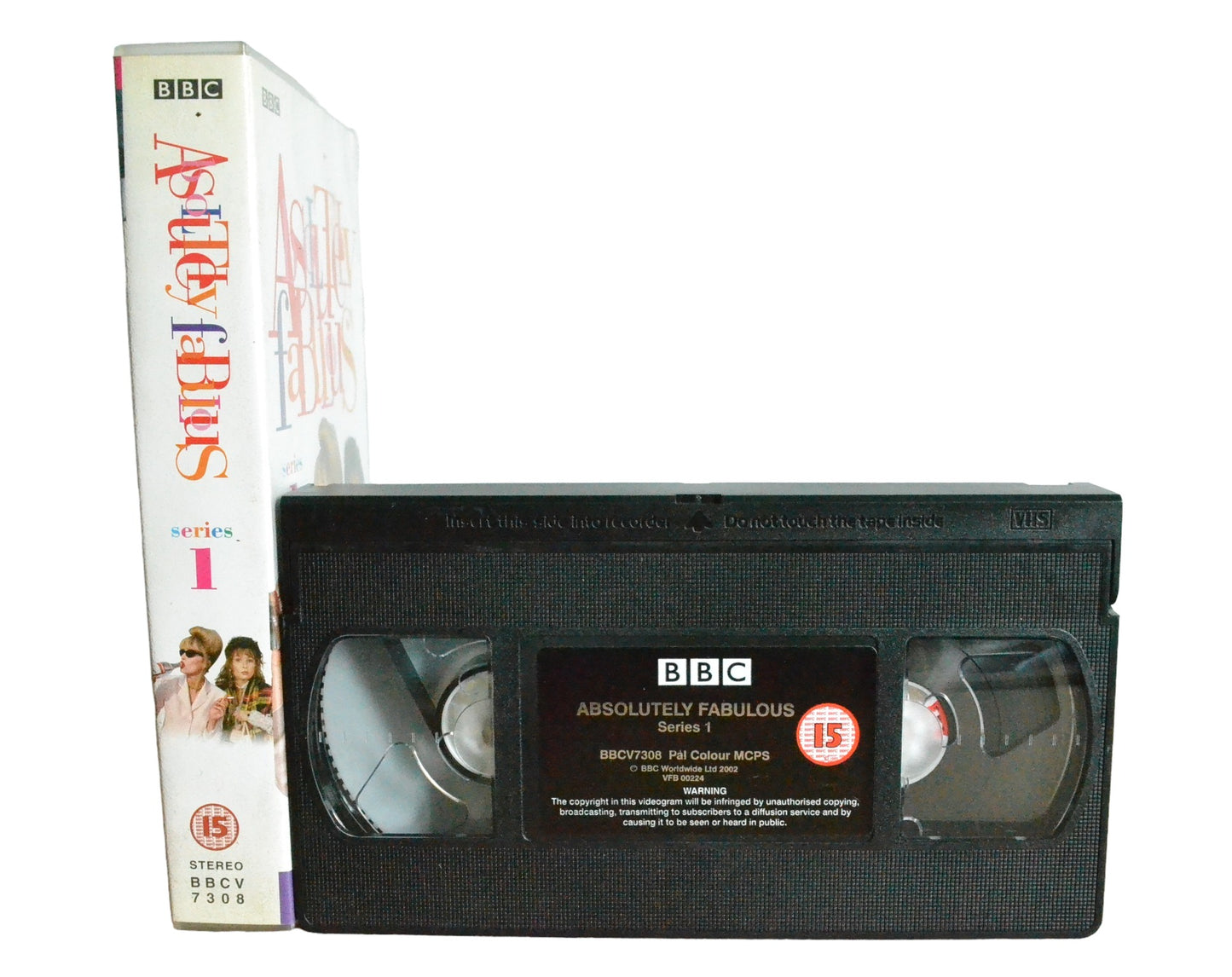 Absolutely Fabulous : Series 1 - Jennifer Saunders - BBC Video - BBCV7308 - Comedy - Pal - VHS-