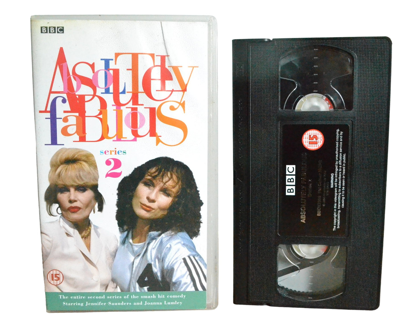 Absolutely Fabulous : Series 2 - Jennifer Saunders - BBC Video - BBCV7309 - Comedy - Pal - VHS-