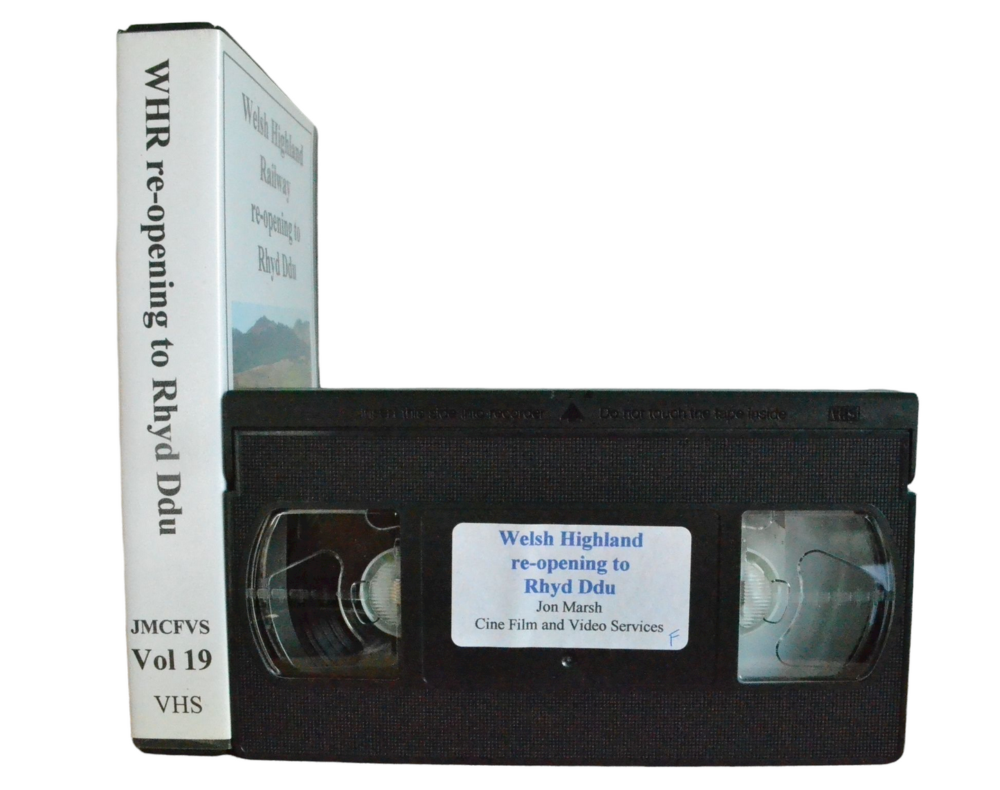 Welsh Highland Railway re-opening to Rhyd Ddu - Jon Marsh - Cine Film and Video Services - Vintage - Pal VHS-