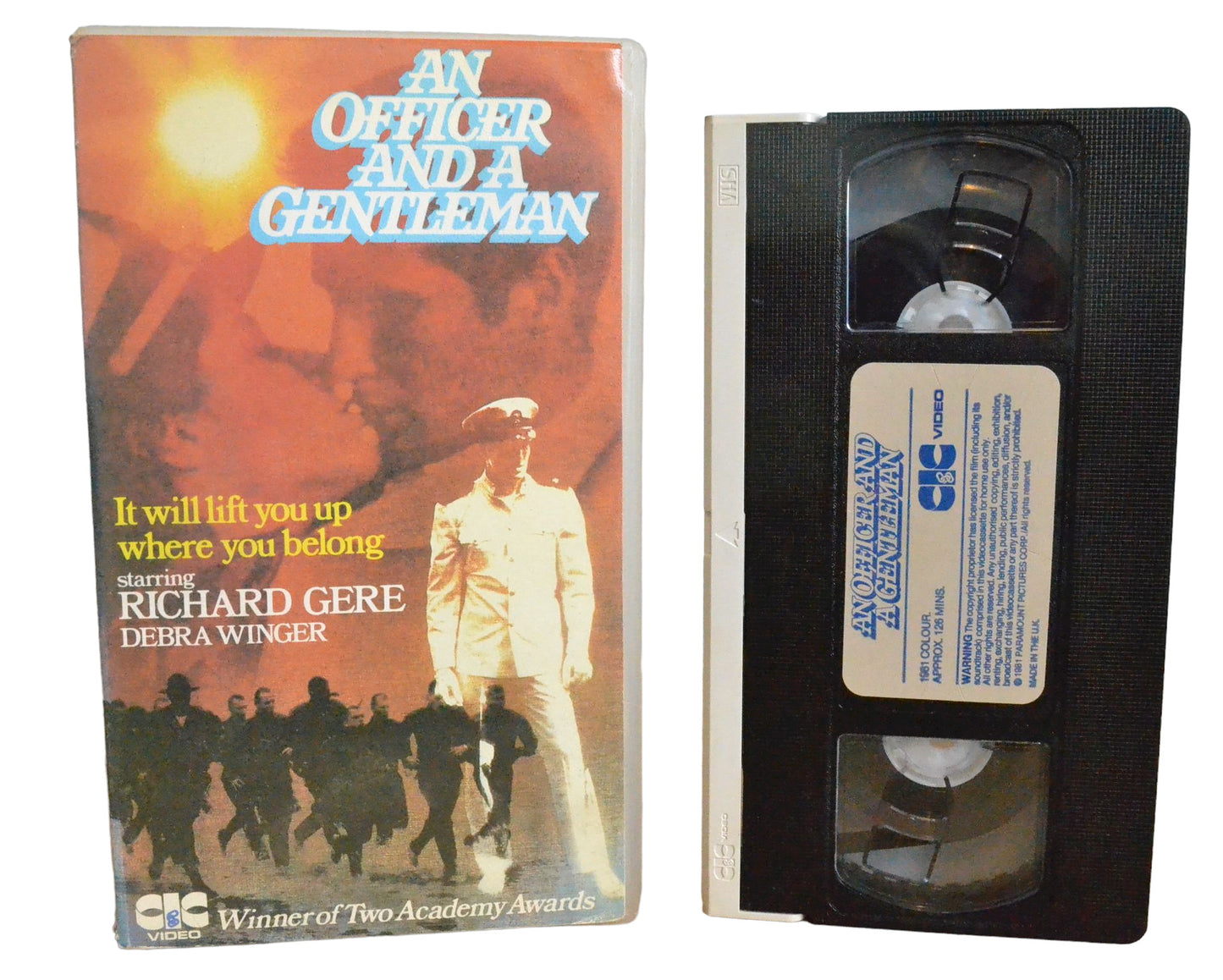 An Officer And A Gentleman - Richard Gere - CIC Video - Precert - Pal - VHS-