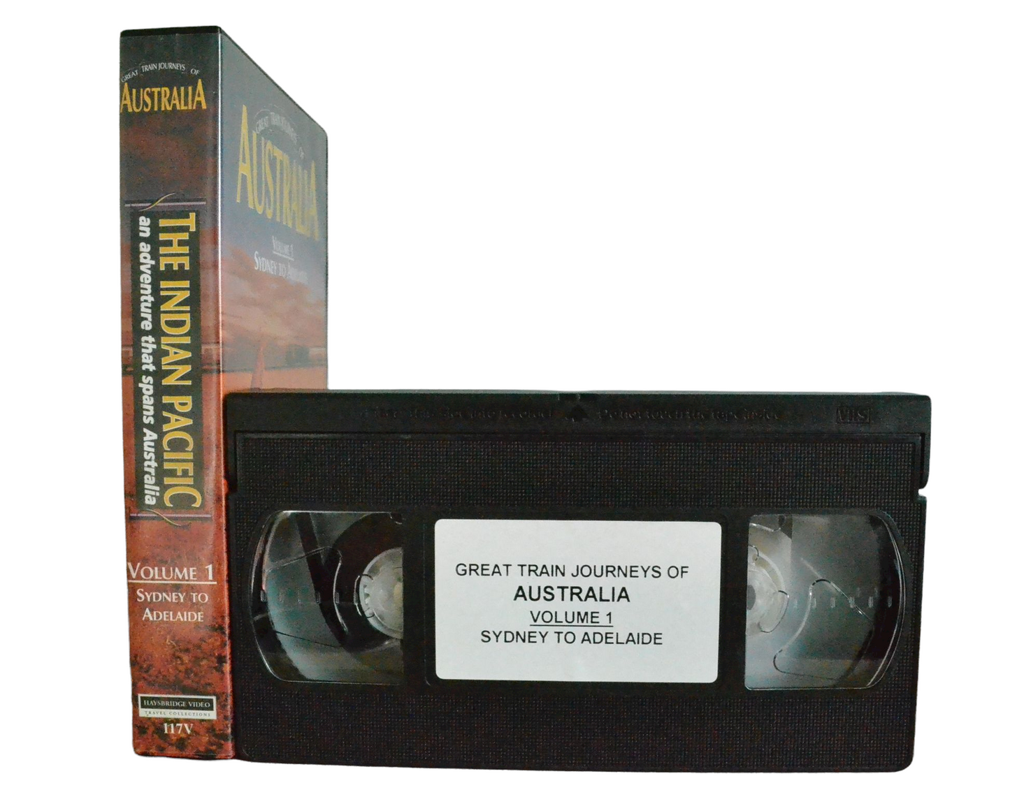 Great Train Journeys Of Australia - Volume 1: Sydney To Adelaide - Haysbridge Video - Vintage - Pal VHS-