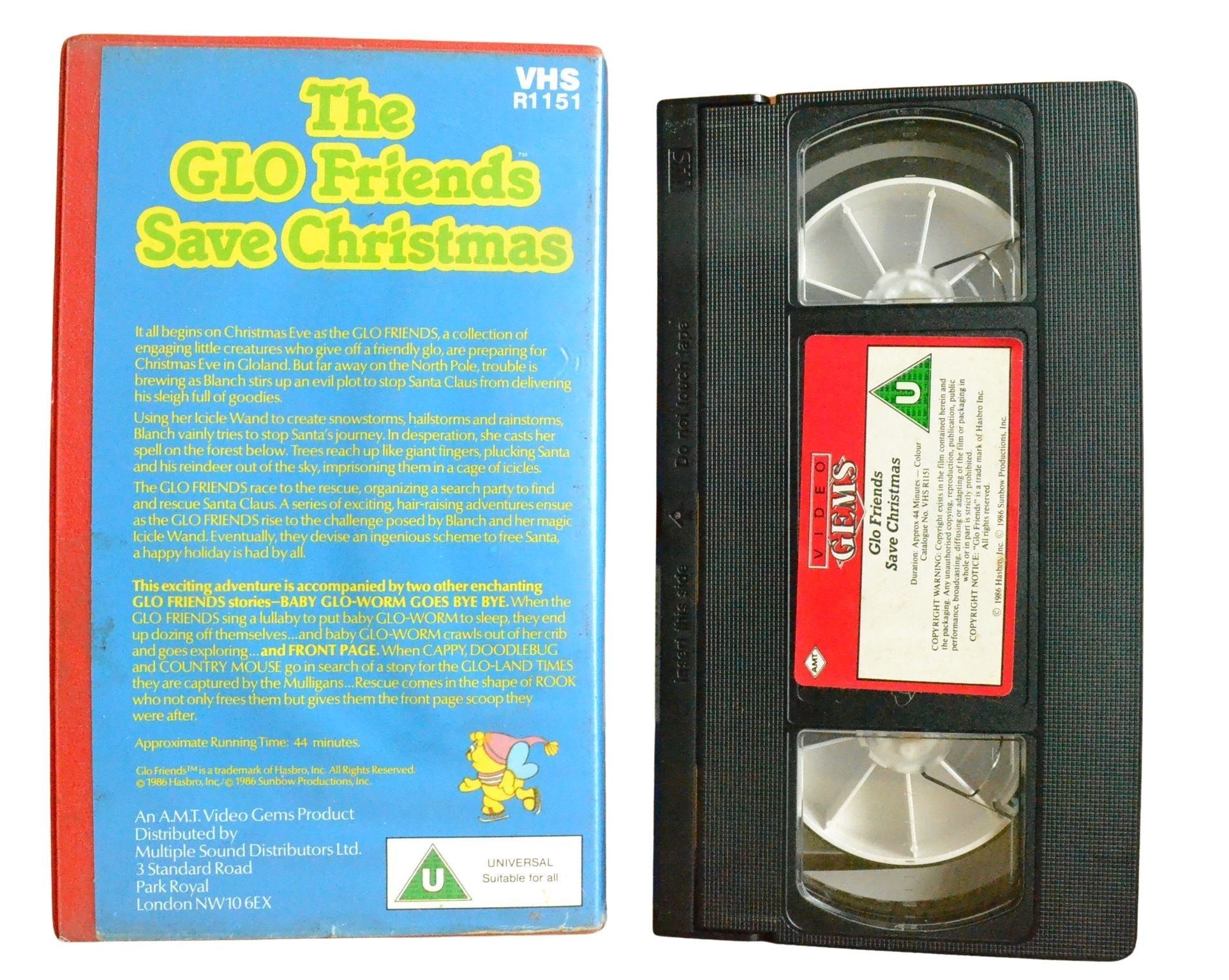 The GLO Friends Save Christmas - Children’s - Pal VHS-
