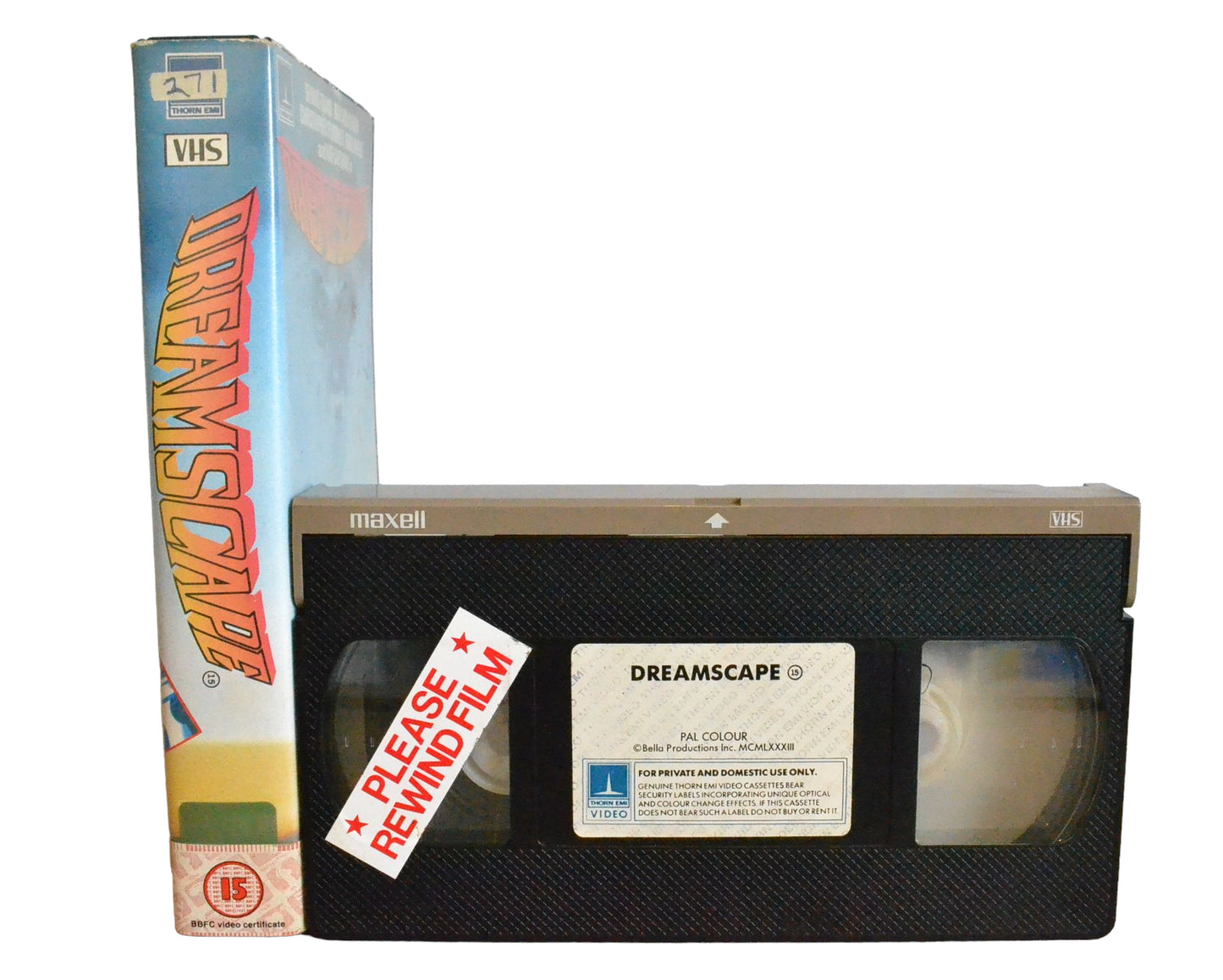 DreamScape - Dennis Quaid - Thorn EMI Video - TVA 9025572 - Horror - Precert - Pal - VHS-