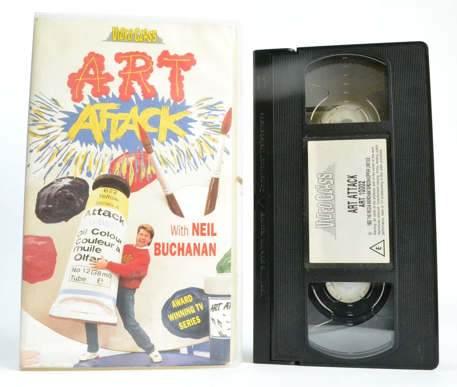 Art Attack with Neil Buchanan: [2nd Video] Video Class (1993) Kid’s T.V. - Rare VHS-