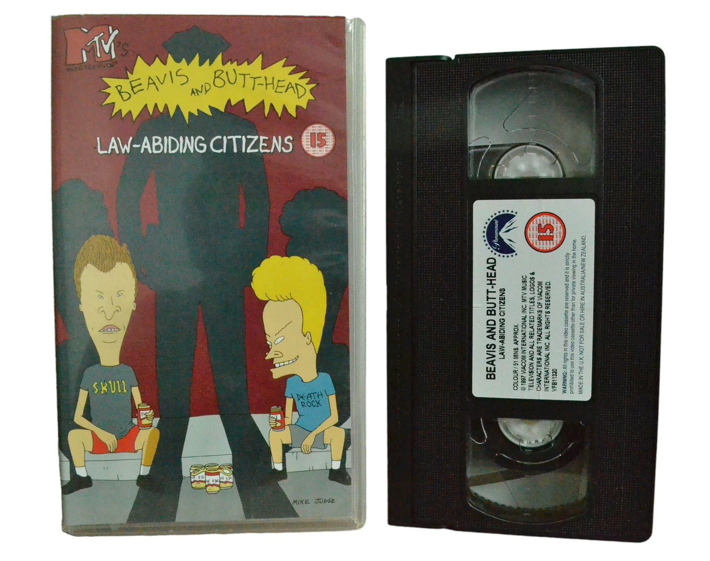 Beavis and Butt-Head - Law-Abiding Citizens - Paramount - Carton Box - Pal VHS-