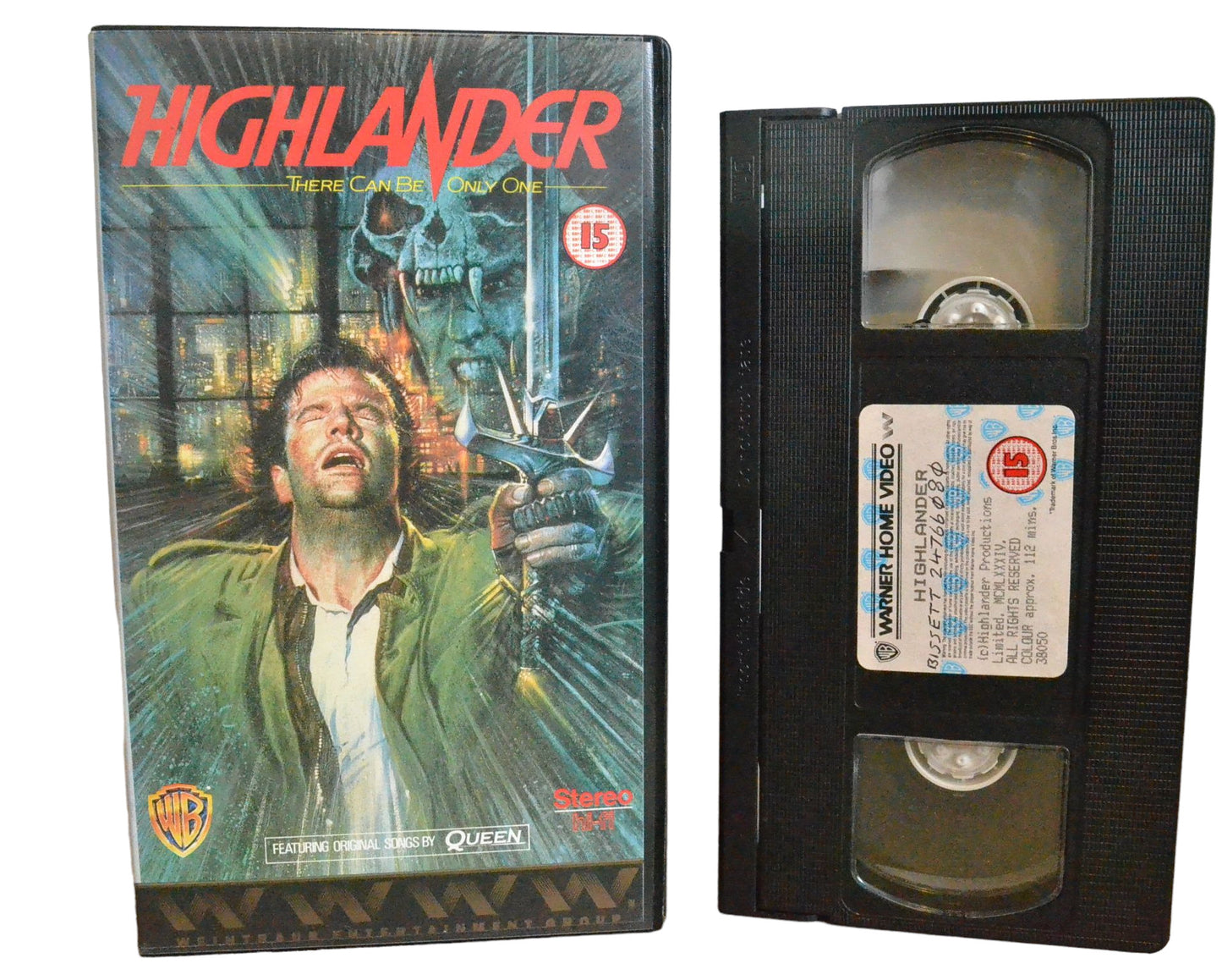 HighLander (There Can Be Only One) - Christopher Lambert - Warner Home Video - PES 3800 - Horror - Pal - VHS-