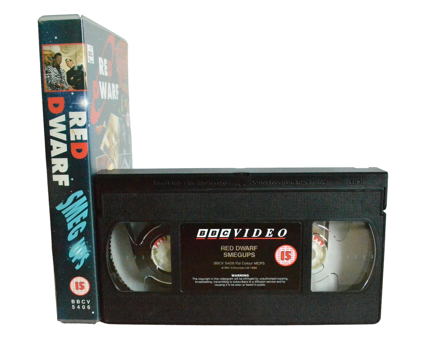 Red Dwarf The Smeg Ups - Chris Barrie - BBC Video - BBCV5406 - Comedy - Pal - VHS-
