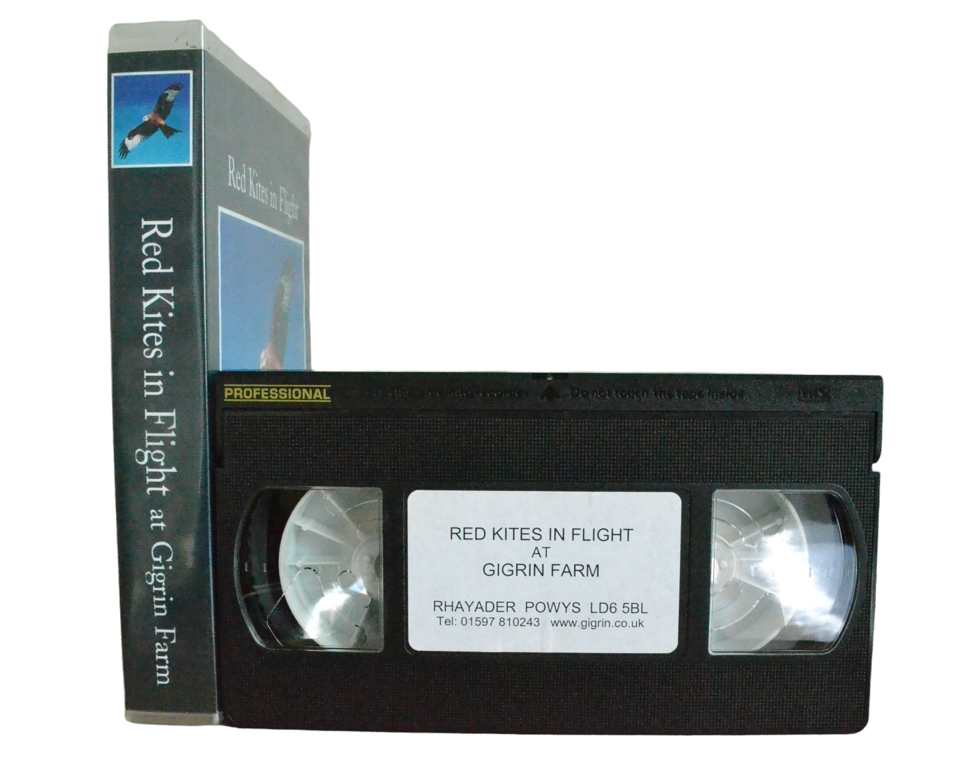 Red Kites in Flight At Gigrin Farm - Professional - Vintage - Pal VHS-