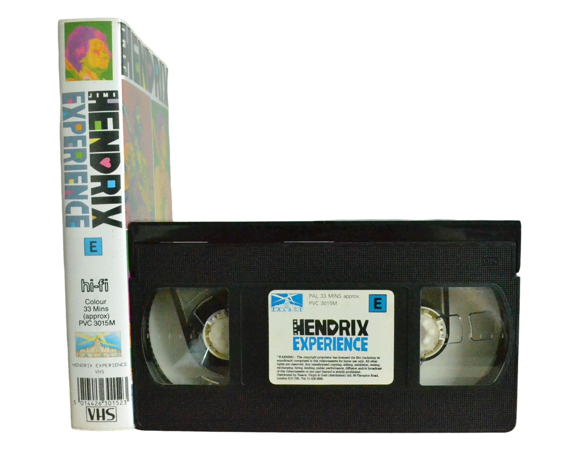 Jimi Hendrix Experience - Jimi Hendrix - Palace Video - Music - Pal VHS-
