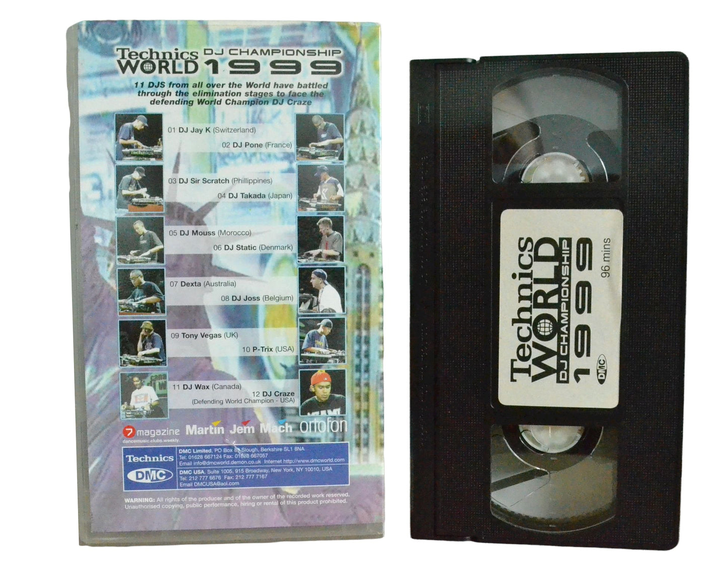 Technics World DJ Championship 1999 - DMC - Music - Pal VHS-