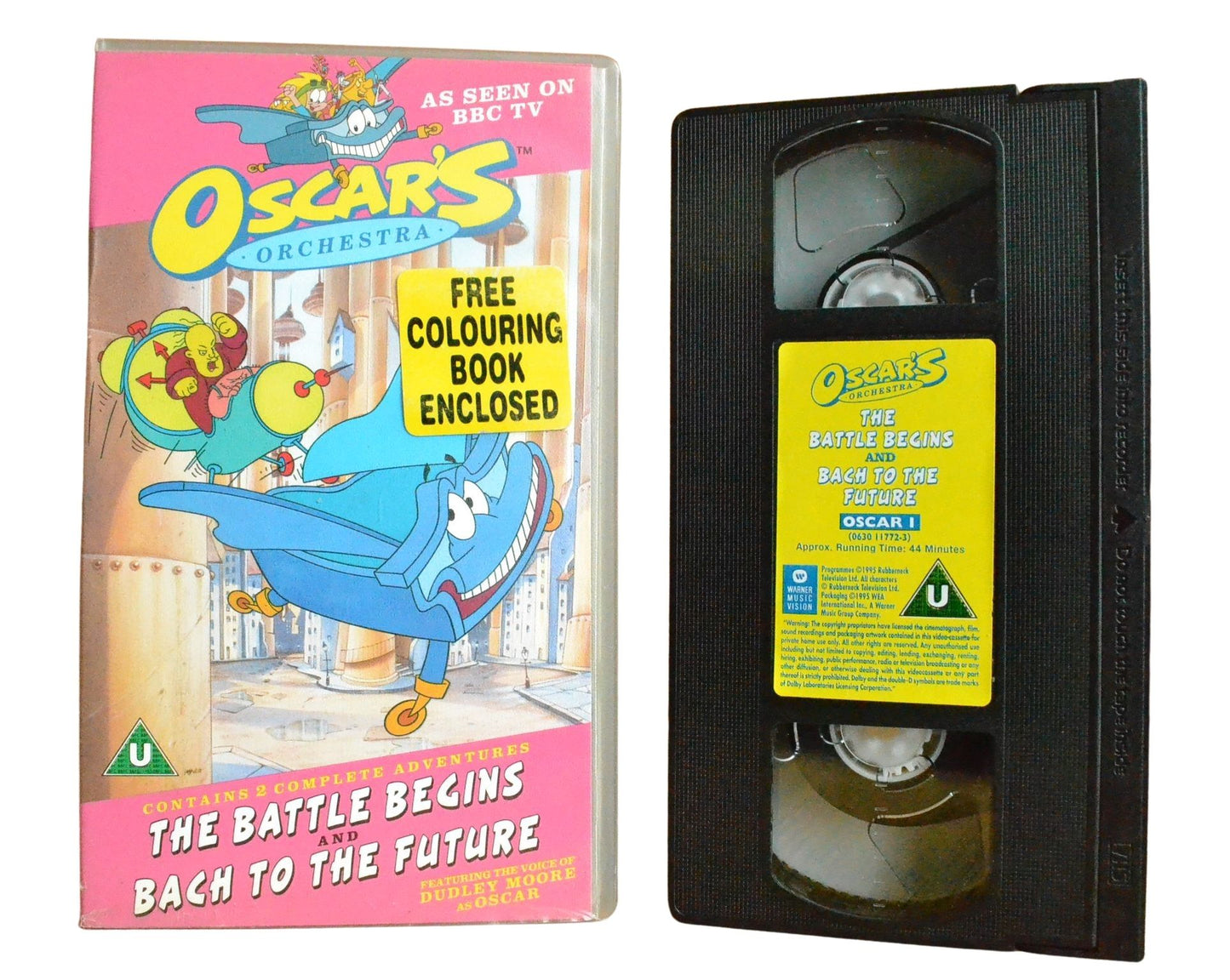 Oscar's Orchestra: The Battle Begins and Bach to the Future - Children’s - Pal VHS-