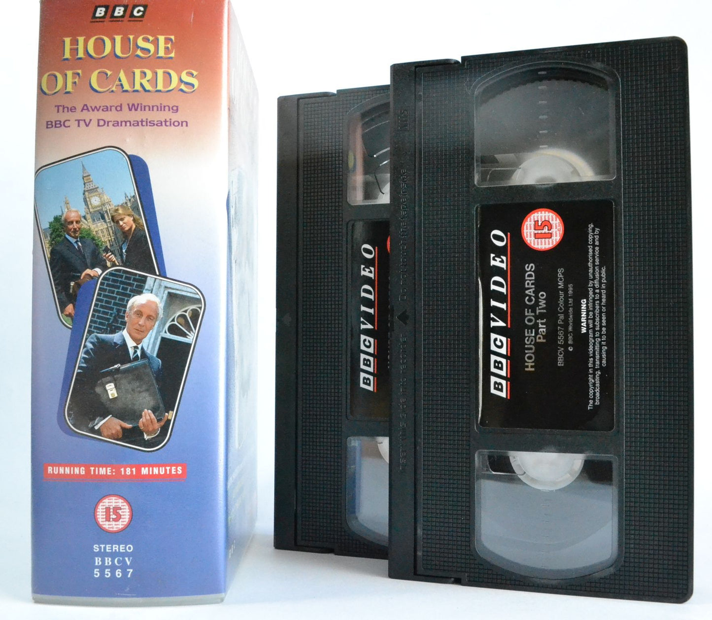 House Of Cards: Ian Richardson - Susannah Harker - BBC T.V. Drama 1990 - VHS-