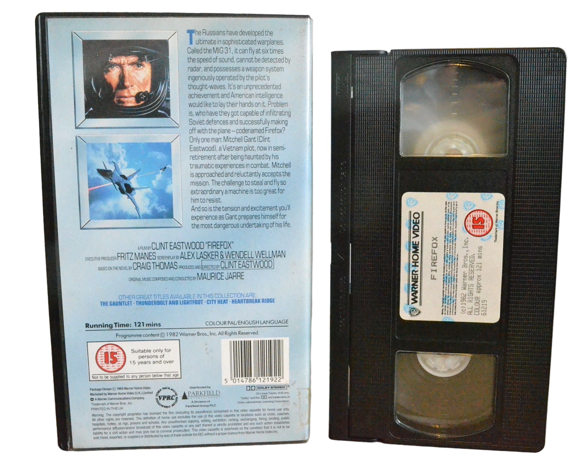Firefox - Clint Eastwood - Warner Home Video - PES61219 - Action - Pal - VHS-