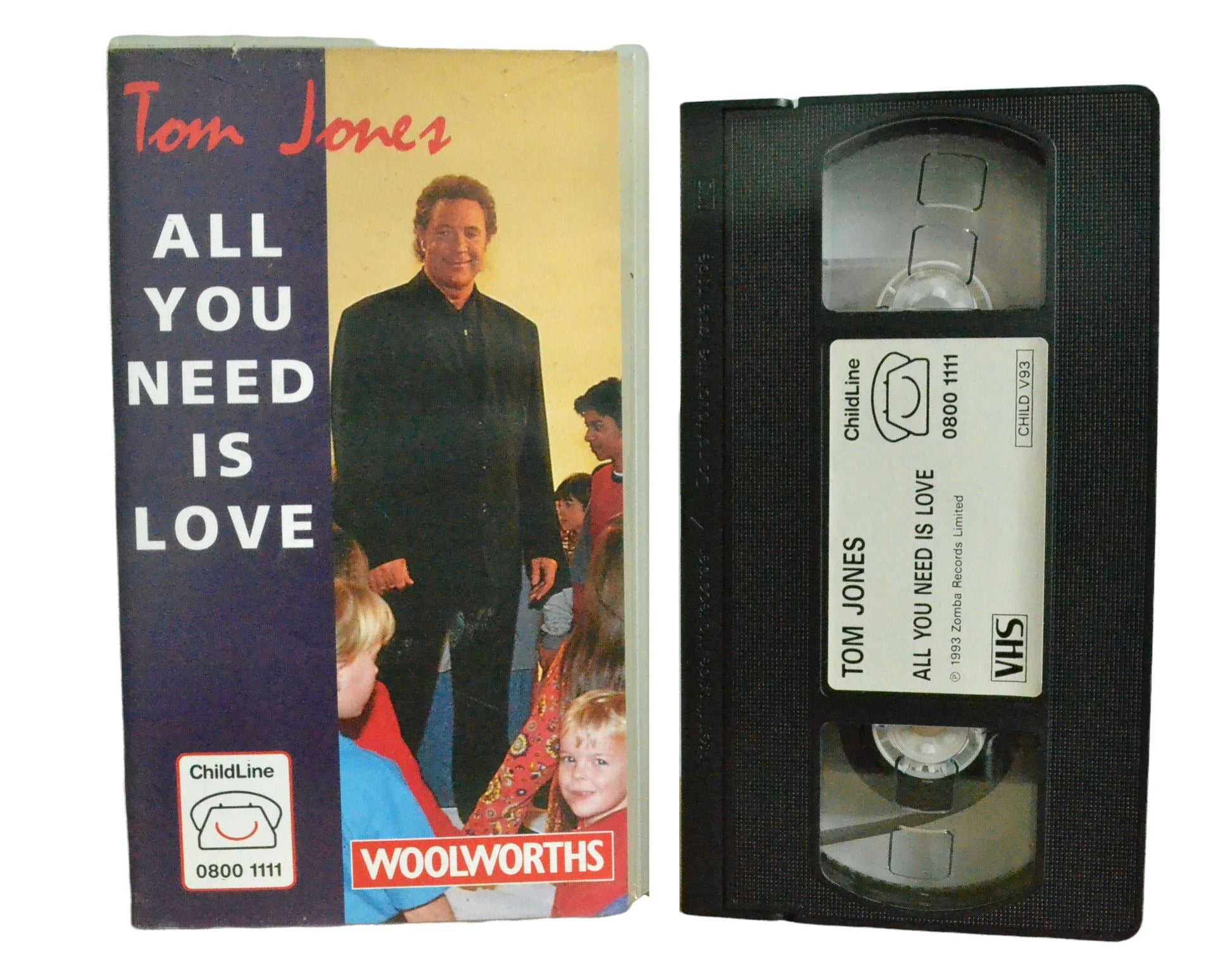 Tom Jones - All You Need is Love - Tom Jones - Woolworths - Music - Pal VHS-