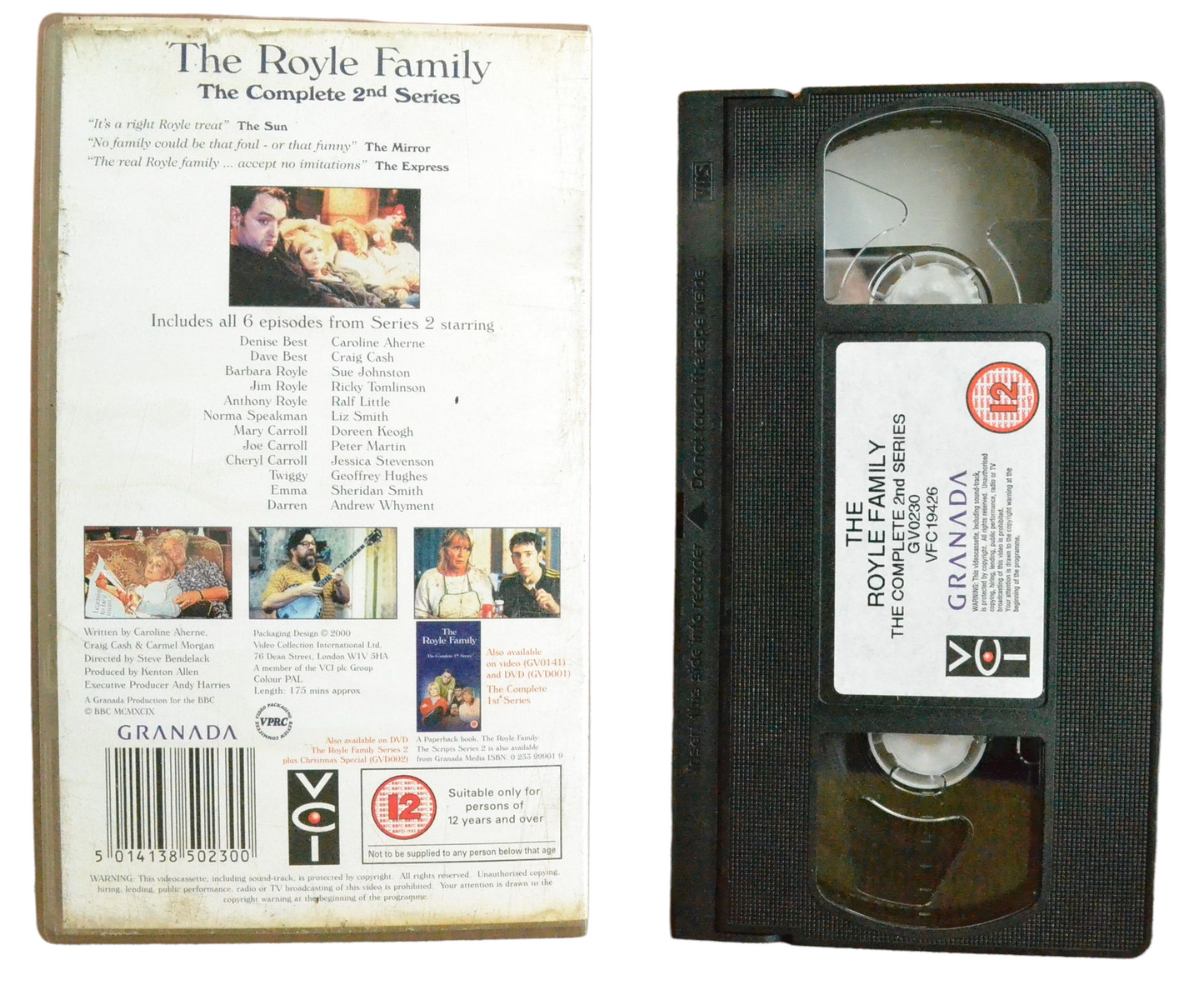 The Royle Family: The Complete 2nd Series - Caroline Aherne - Granada - Vintage - Pal VHS-