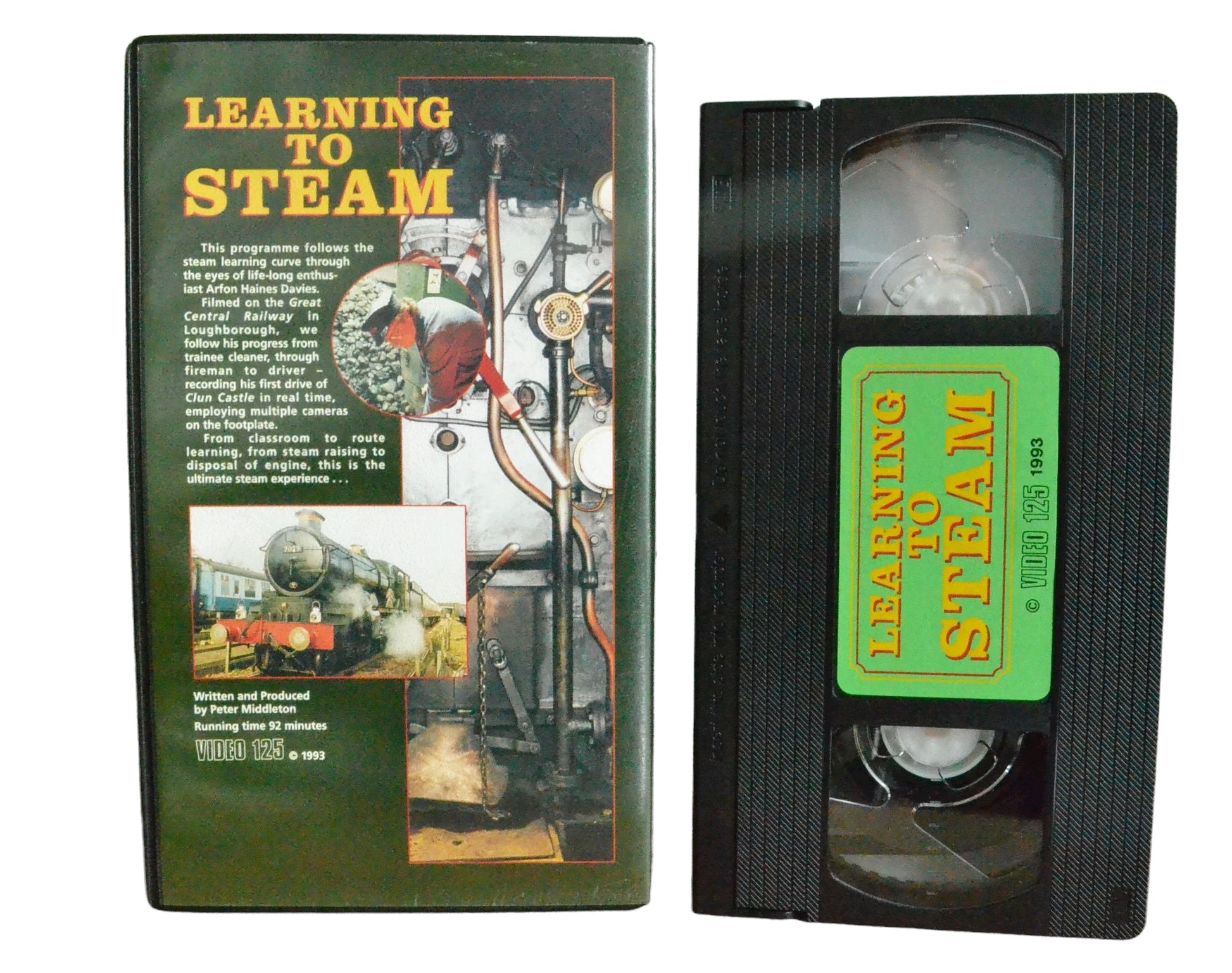 Learning To Steam - Arfon Haines Davies - Video 125 - Vintage - Pal VHS-