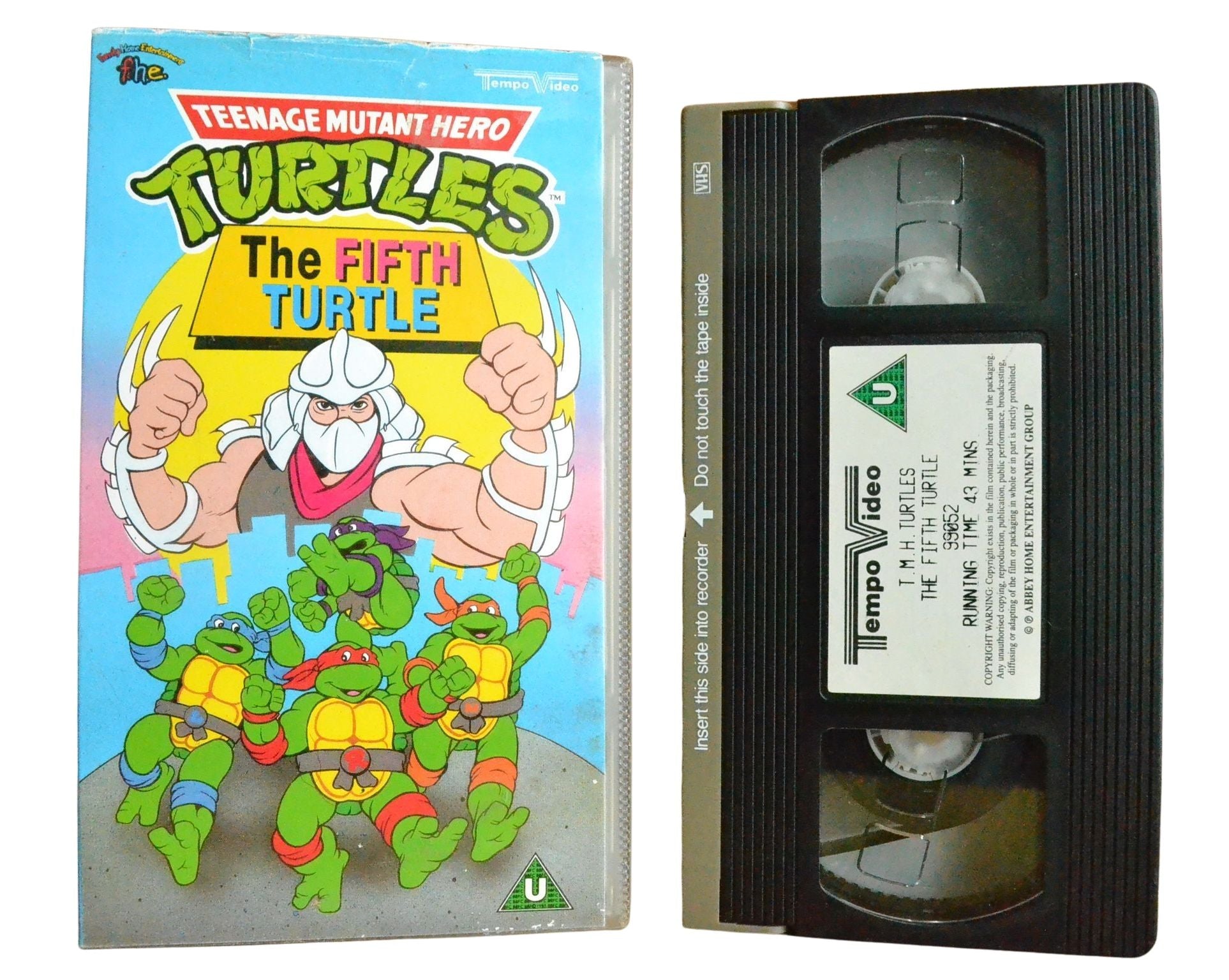 Teenage Mutant Hero Turtles: The Fifth Turtle - Children’s - Pal VHS-