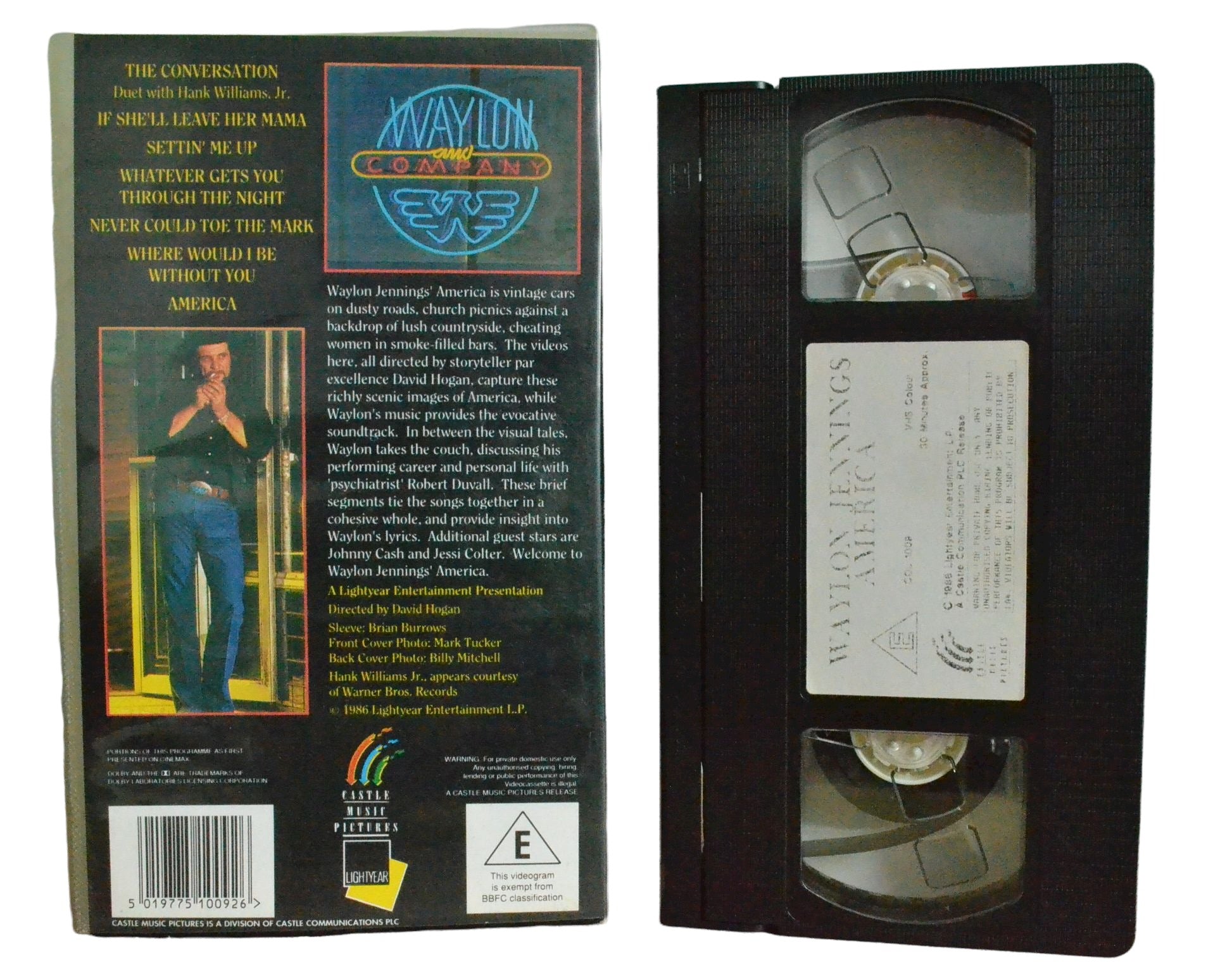 Waylon Jennings America (The Collector Series) - Castle Music Pictures - Music - Pal VHS-
