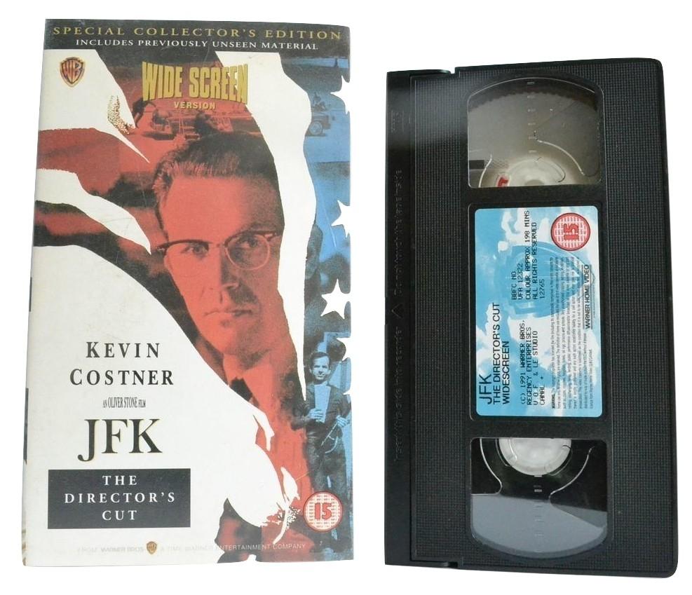 JFK: Bonuses - Kevin Costner - Widescreen - Kennedy 35th President - VHS-