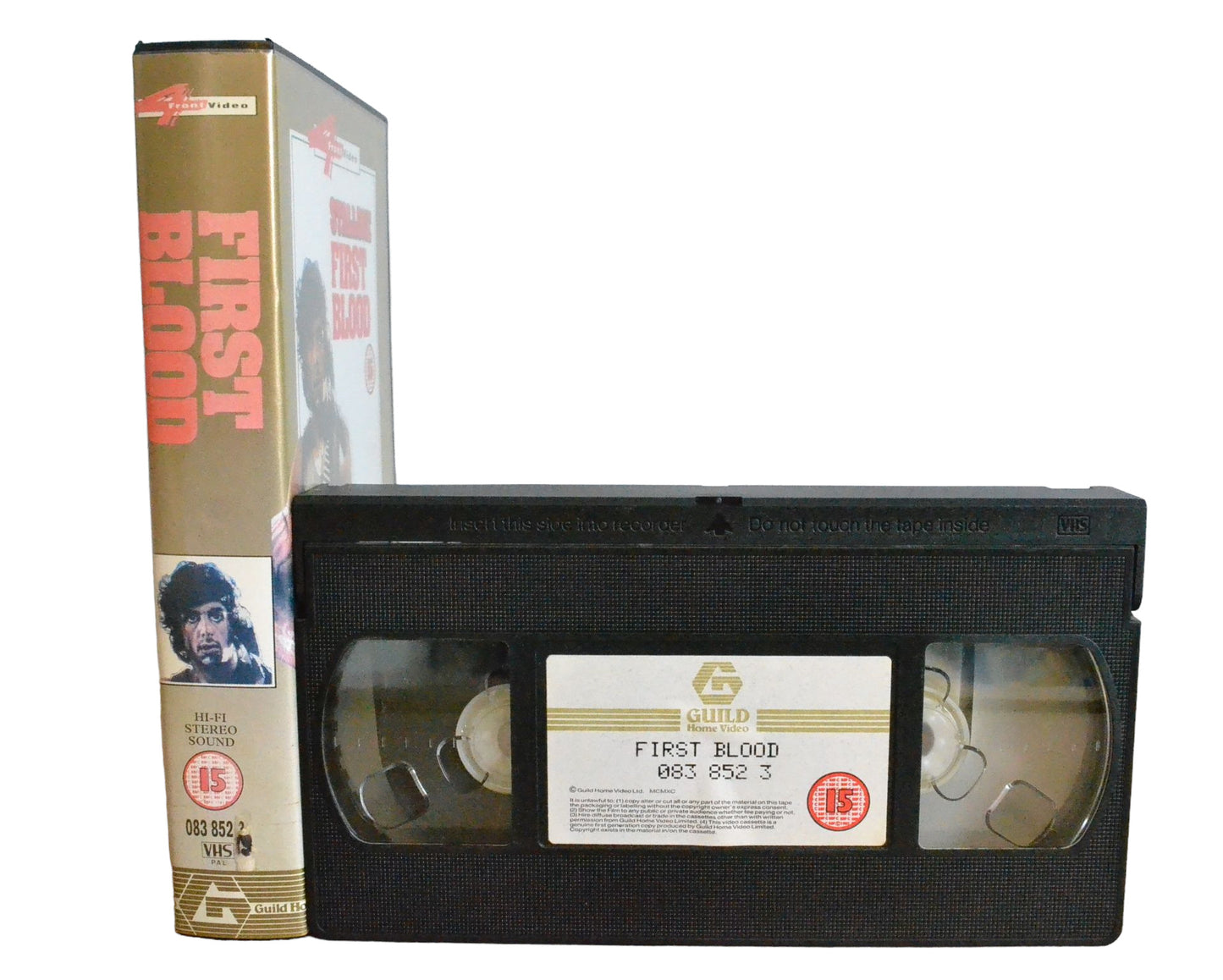 First Blood - Sylvester Stallone - 4Front Video - 838523 - Action - Pal - VHS-