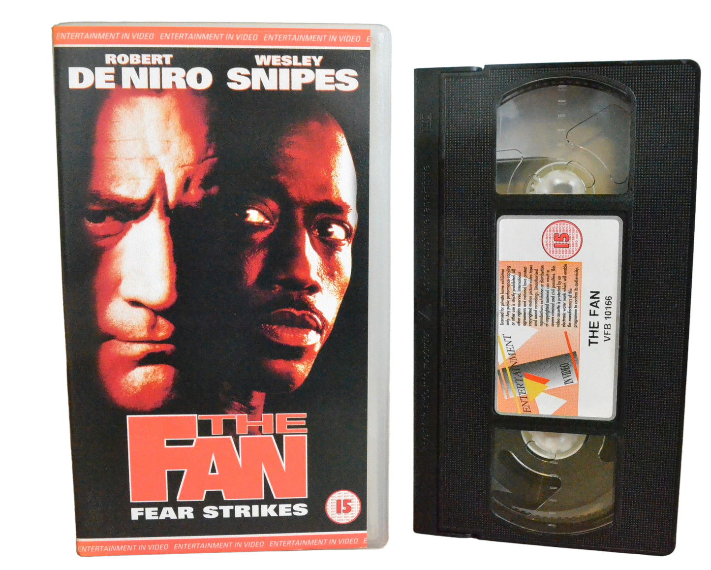 The Fan - Fear Strikes - Robert De Niro - Entertainment In Video - EVS1232 - Action - Pal - VHS-