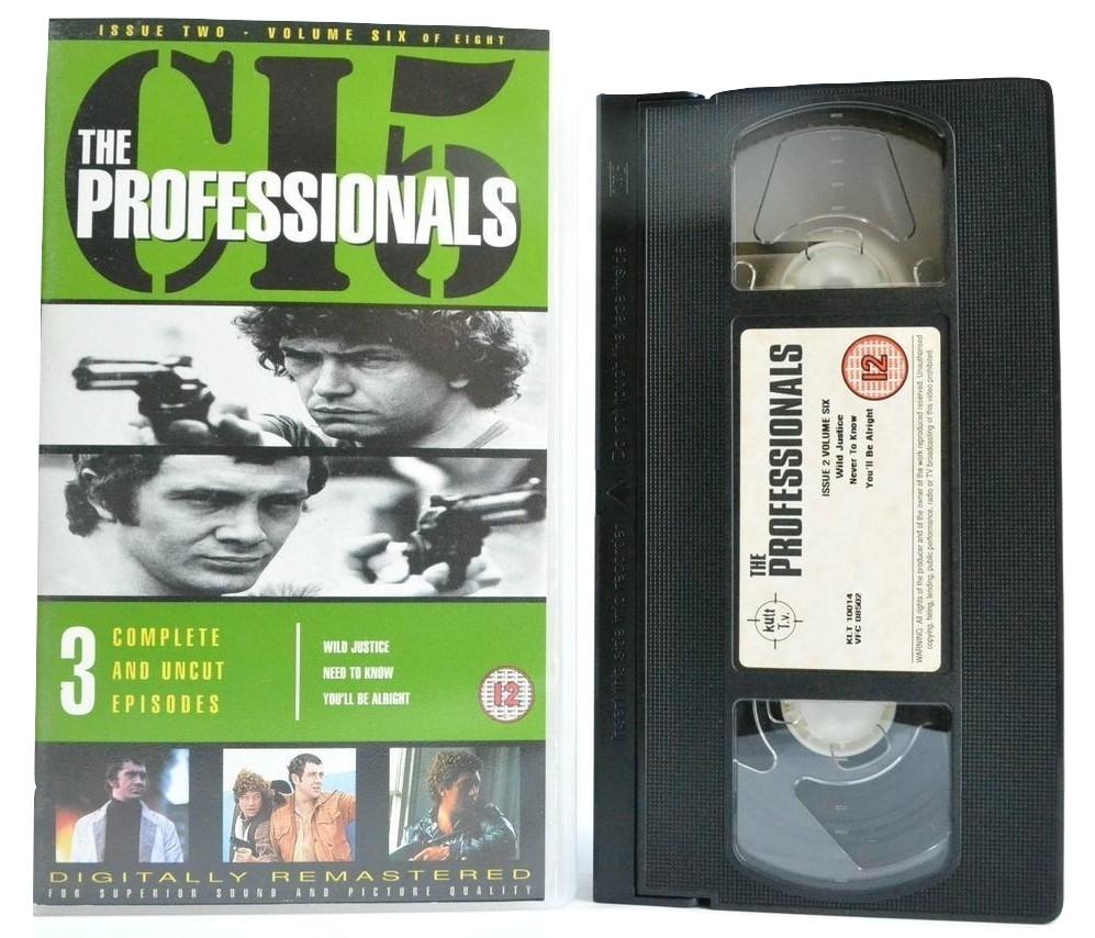 The Professionals: Uncut - Wild Justice - Need To Know - You’ll Be Alright [1978] VHS-