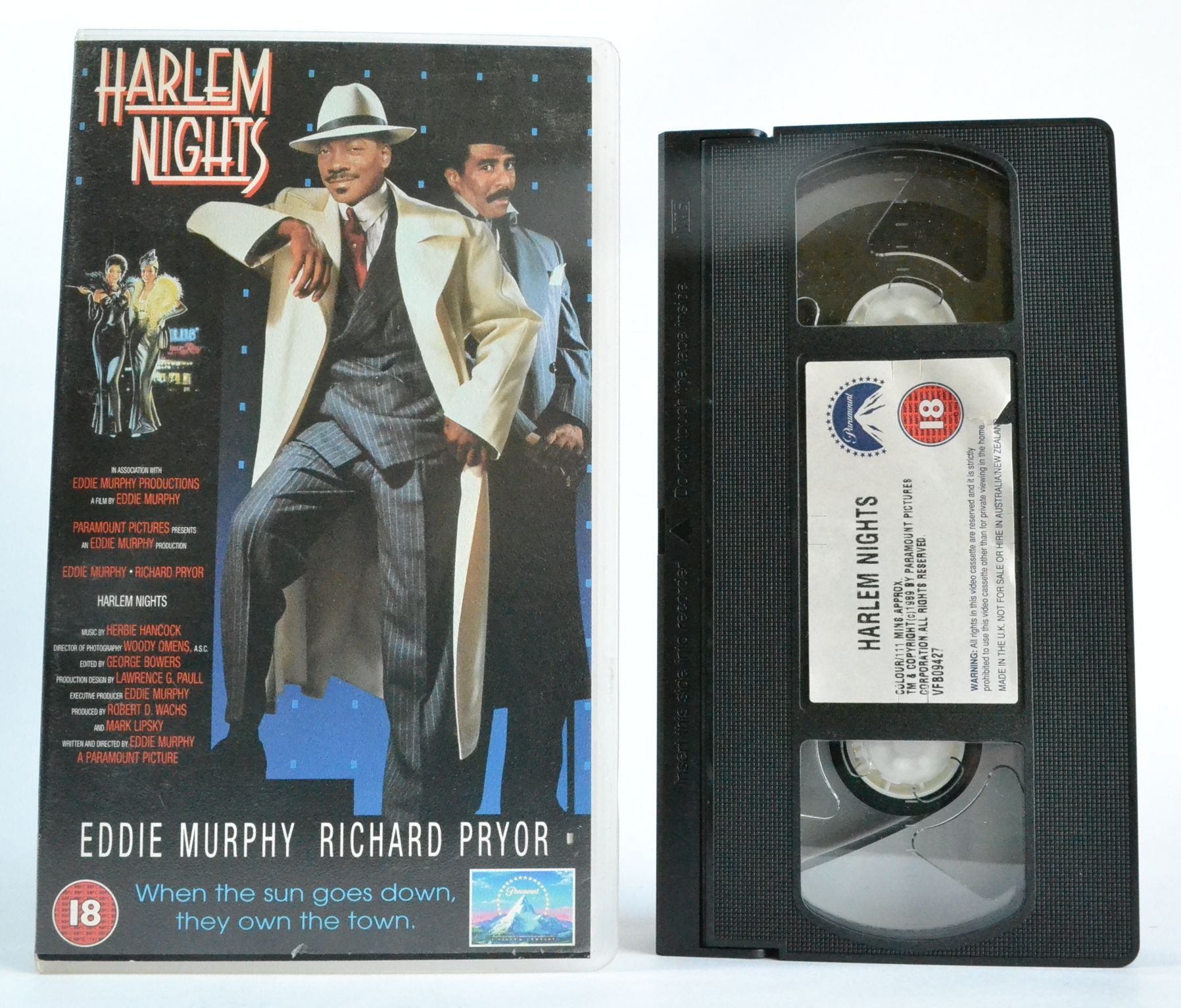 Harlem Nights (1989): Eddie Murphy - Richard Pryor - 1930’s Gangster - VHS-