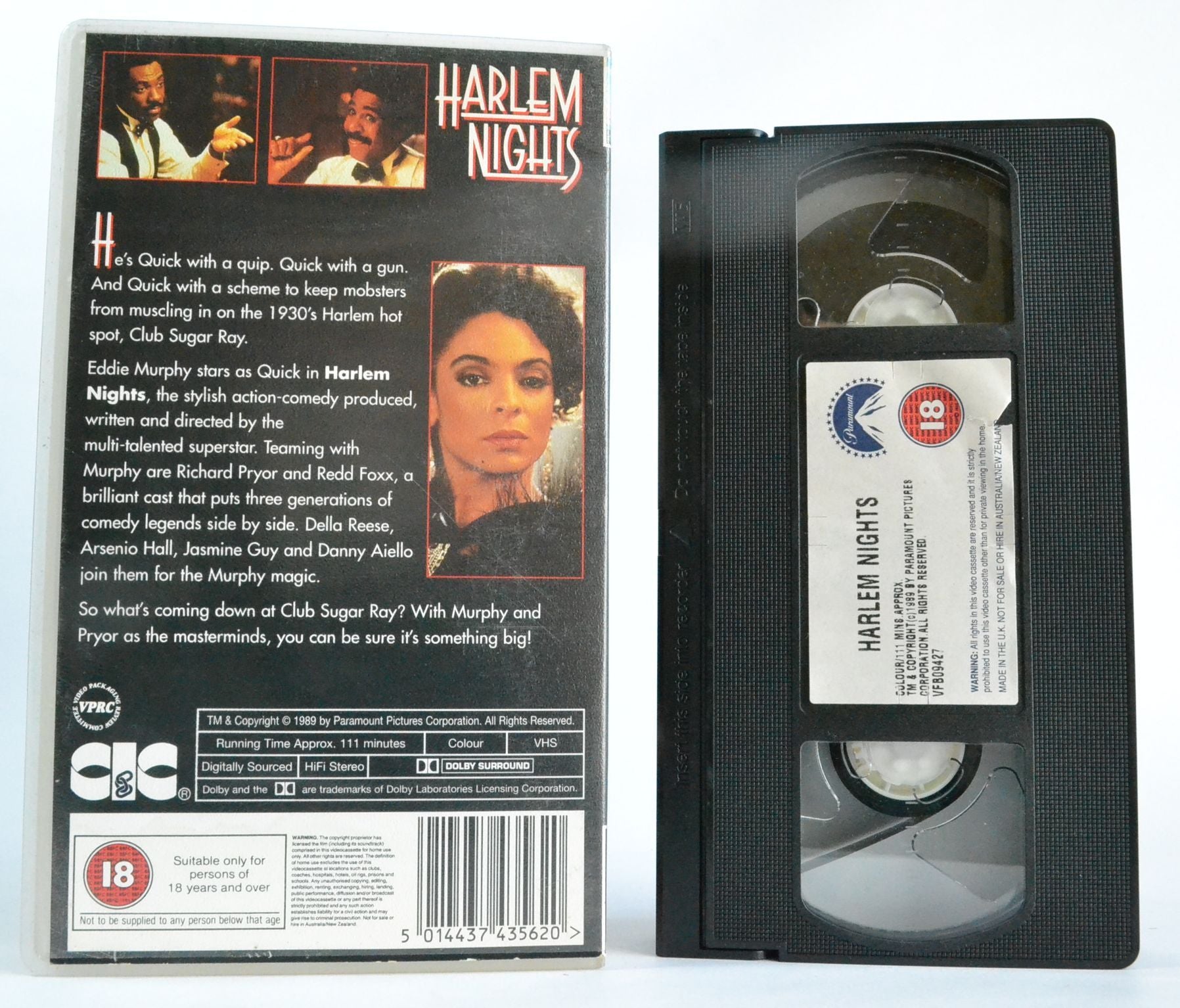 Harlem Nights (1989): Eddie Murphy - Richard Pryor - 1930’s Gangster - VHS-