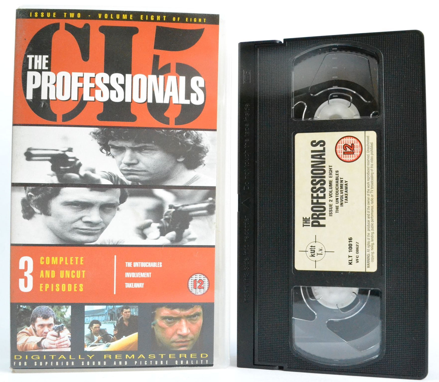 The Professionals: Uncut - Untouchables - Involvement - Takeaway [1978 T.V.] VHS-