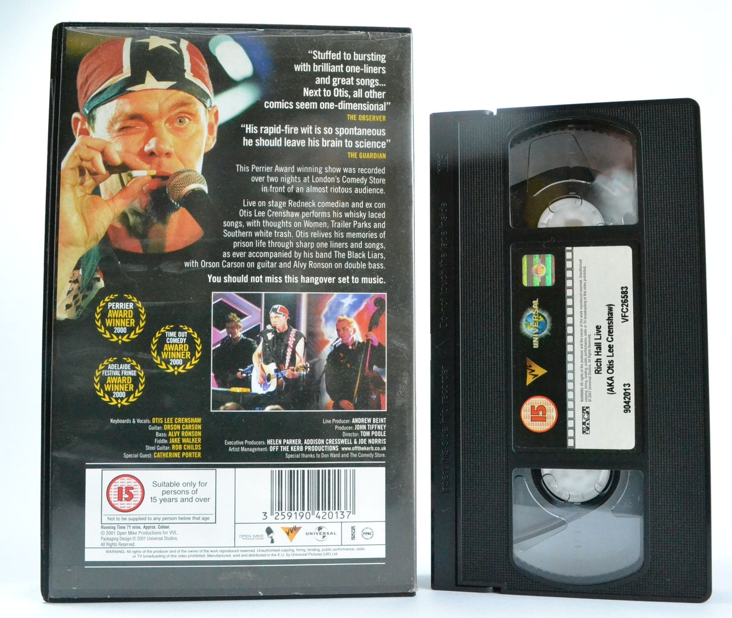 Otis Lee Crenshaw: The Comedy Store - Live Stand Up - London (2003) - VHS-