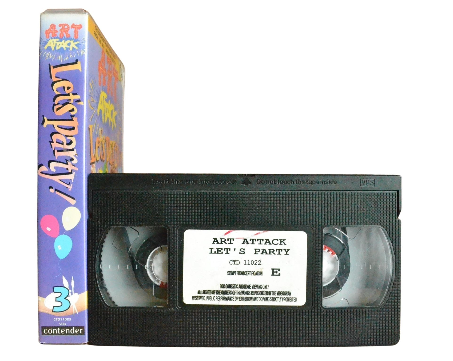 Art Attack Let's Party - Children’s - Pal VHS-