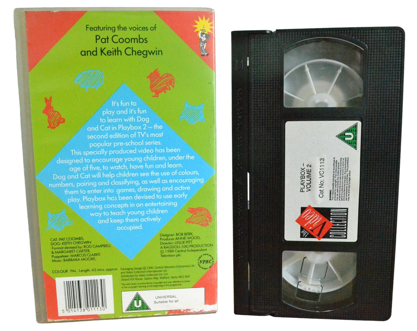 Playbox : Volume 2 - The Video Collection - VC1113 - Children - Pal - VHS-