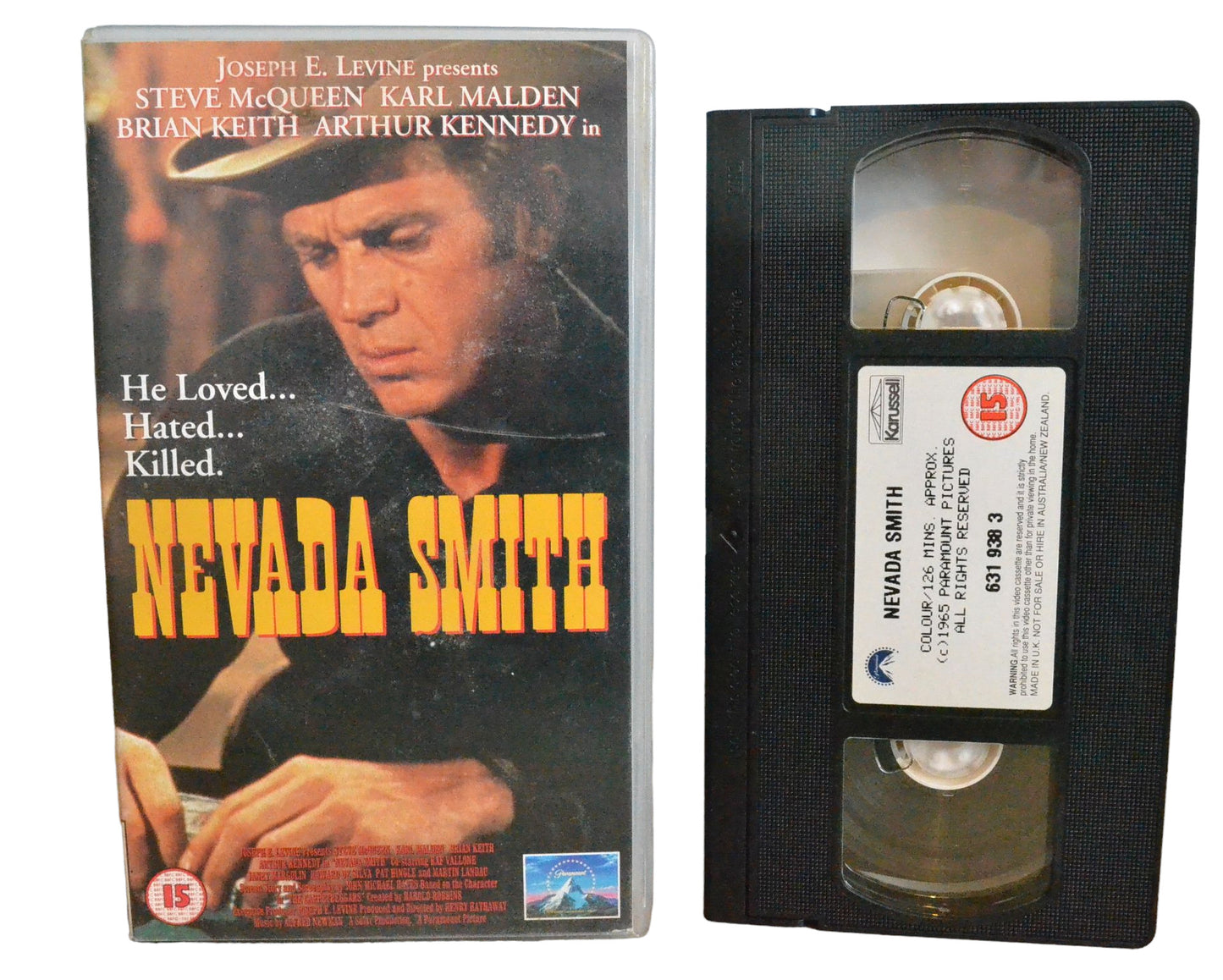 Nevada Smith - Steve McQueen - Paramount Pictures - 6319383 - Action - Pal - VHS-