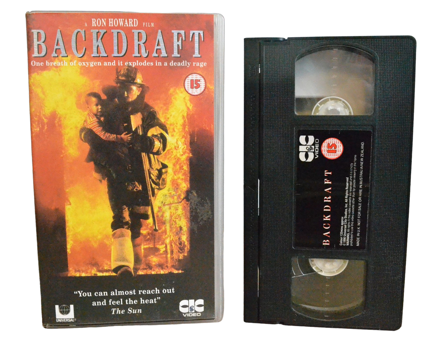 Back Draft - Kurt Russell - CIC Video - VHR1514 - Action - Pal - VHS-