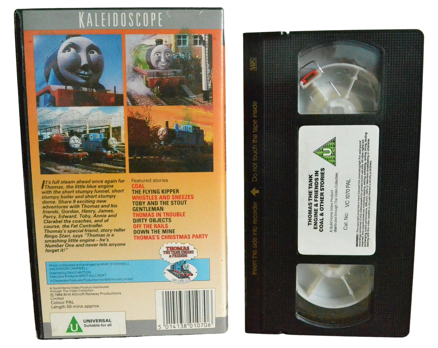 Thomas The Tank Engine & Friends : In Coal and Other Stories - The Video Collection - VC1070 - Children - Pal - VHS-