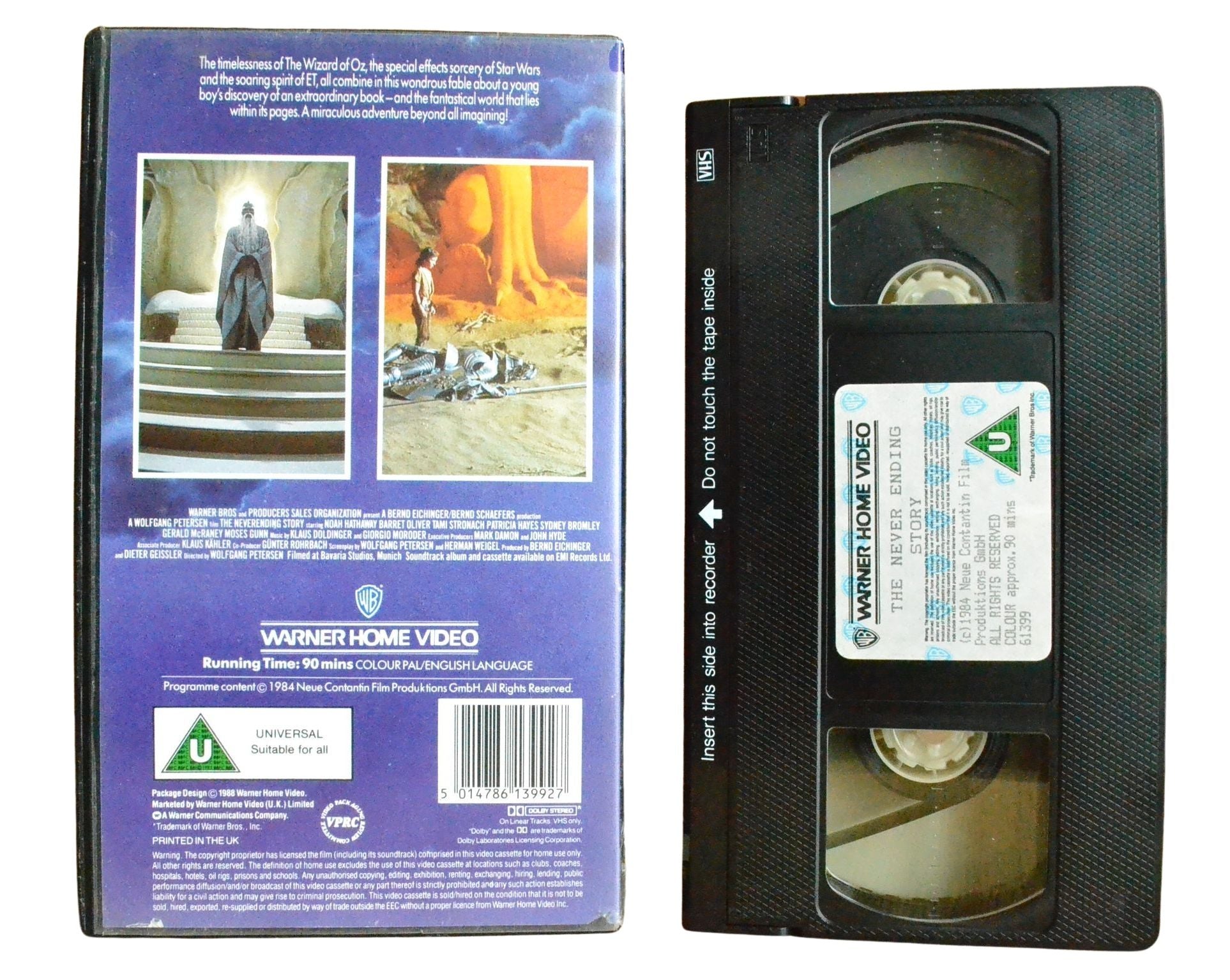 The Never Ending Story - Noah Hathaway - Children’s - Pal VHS-