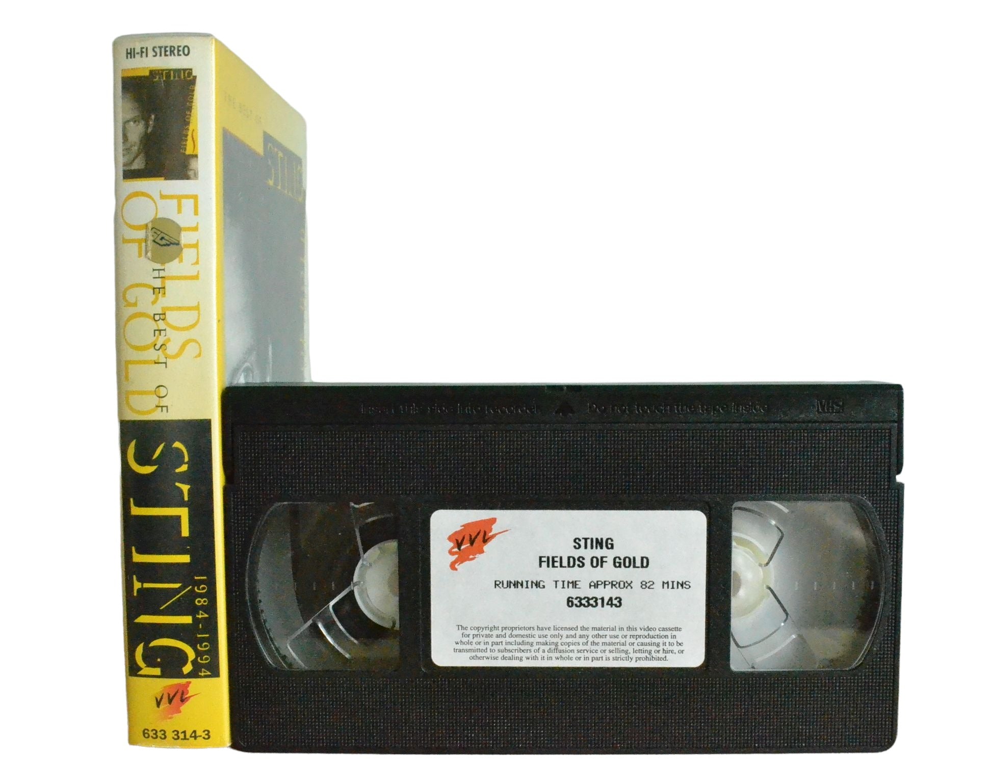 Fields of Gold: The Best of Sting 1984-1994 - Sting - VVL - Music - Pal VHS-