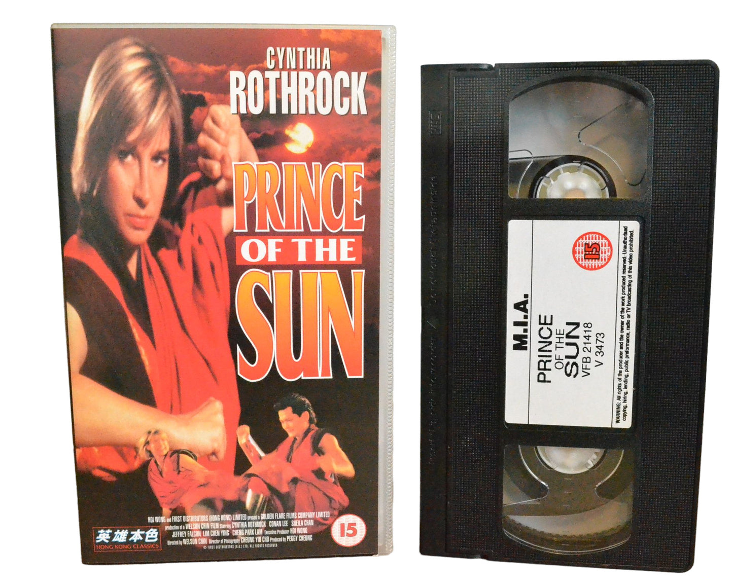 Prince Of The Sun - Cynthia Rothrock - M.I.A. Video - V3473 - Action - Pal - VHS-