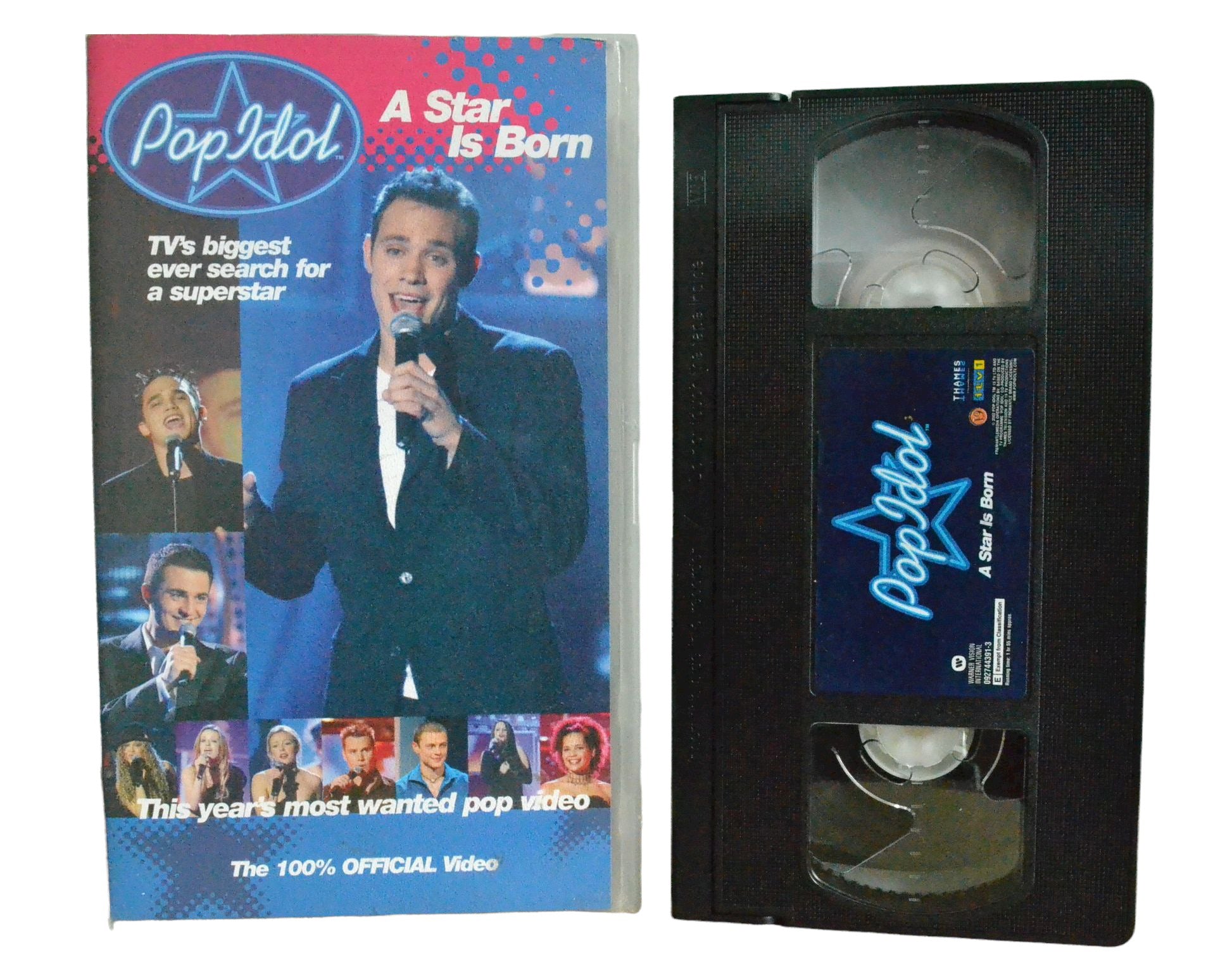 Pop Idol - A Star Is Born - Warner Vision International - Music - Pal VHS-