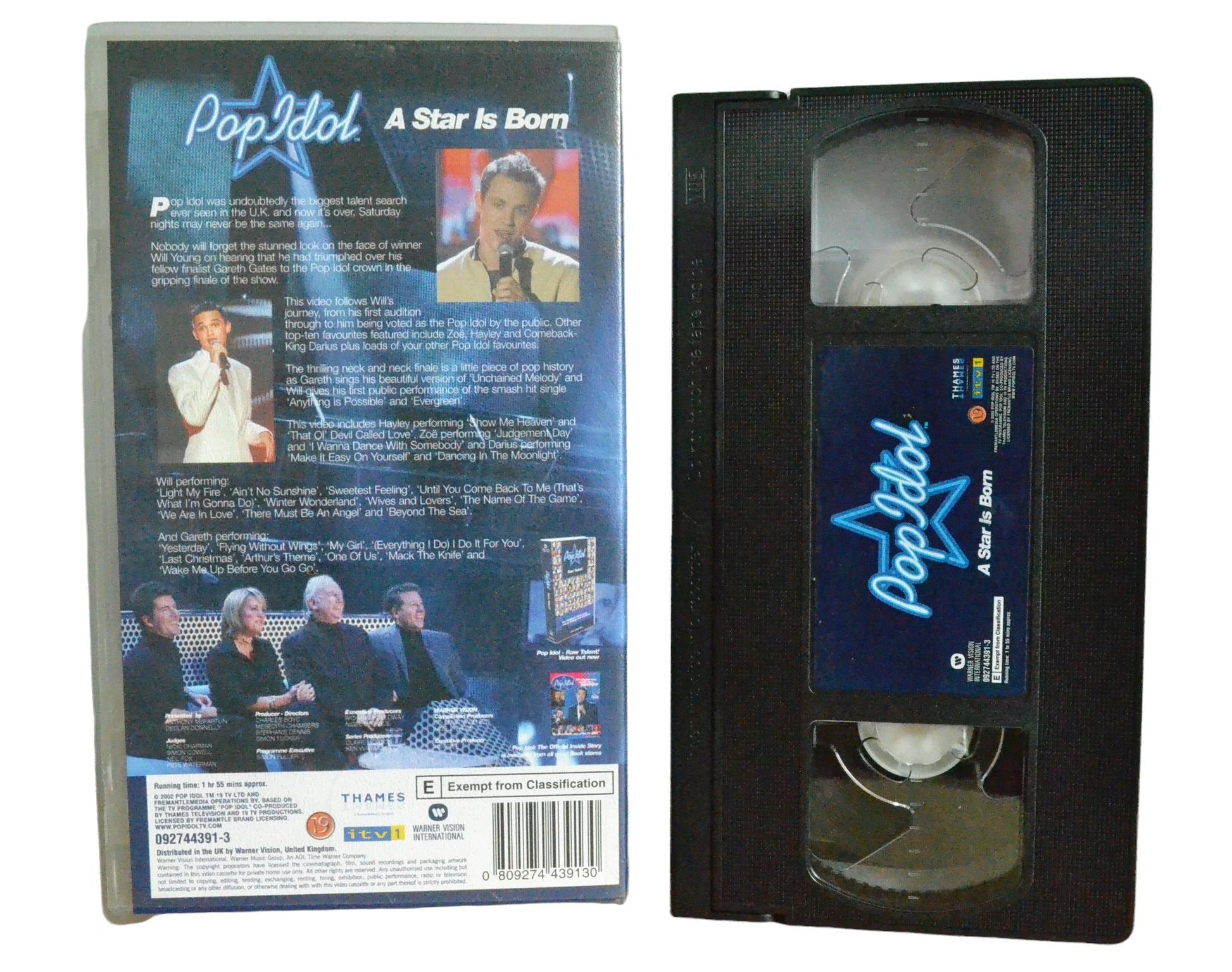 Pop Idol - A Star Is Born - Warner Vision International - Music - Pal VHS-
