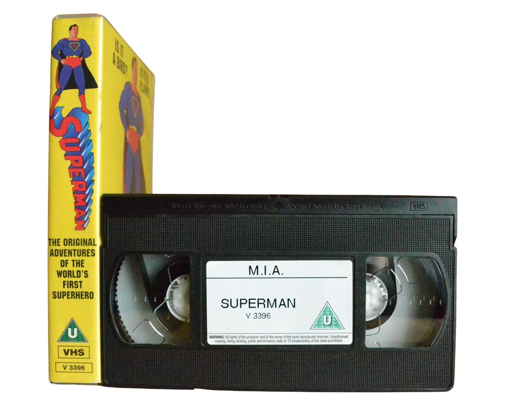 Superman: The Original adventures of the World's First Superhero - Children’s - Pal VHS-