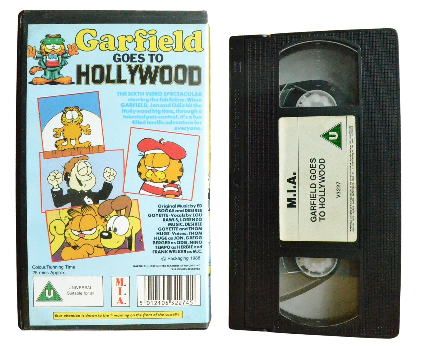 Garfield Goes to Hollywood - Children’s - Pal VHS-