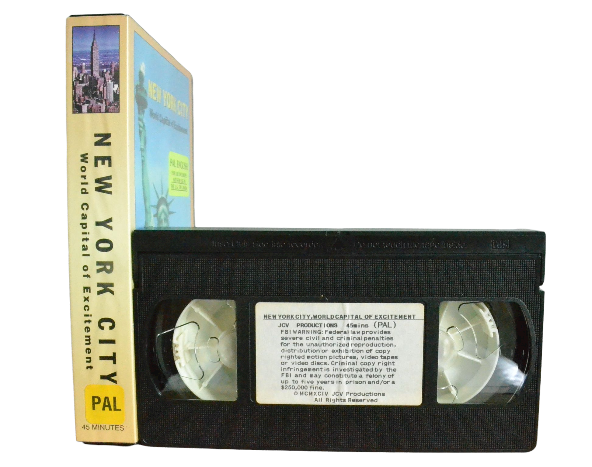 New York City - Fred MacMurray - JCV - Vintage - Pal VHS-