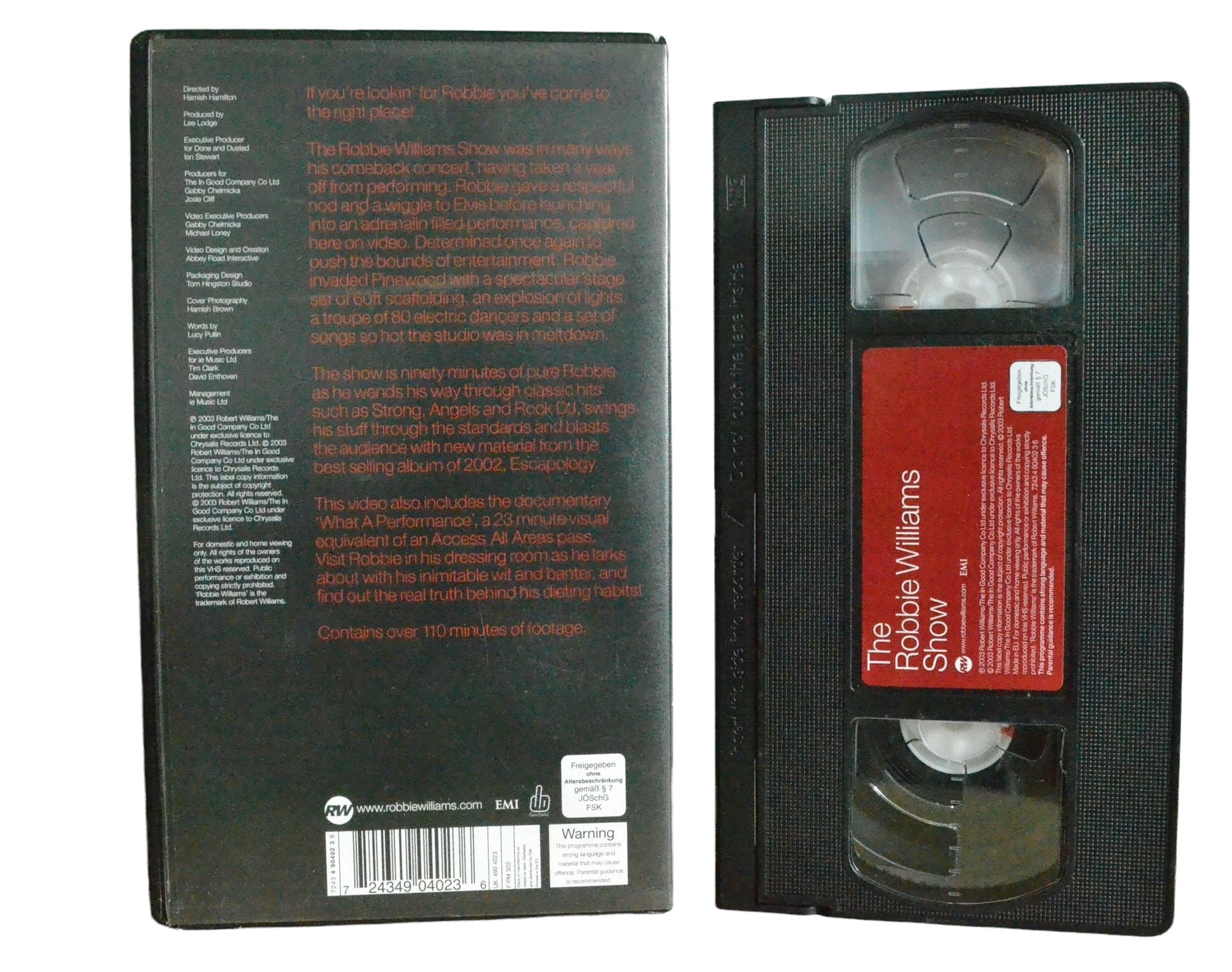 The Robbie Williams Show - Robbie Williams - Music - Pal VHS-