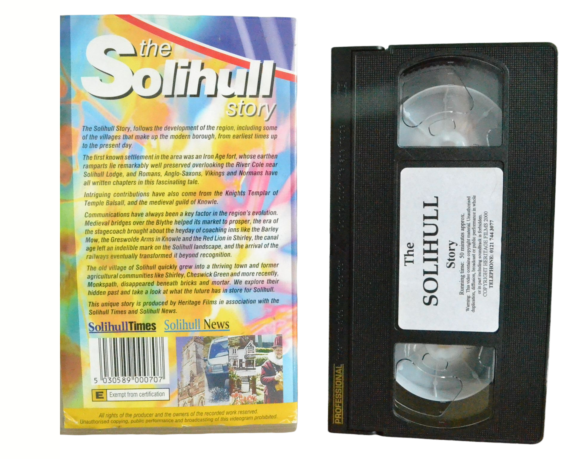 The Solihull Story - Heritage Films - Vintage - Pal VHS-