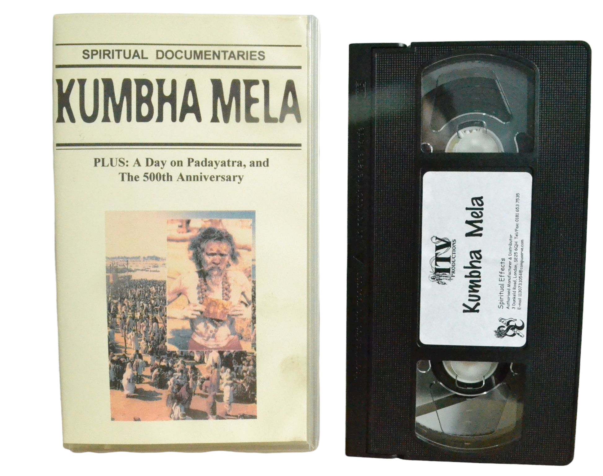 Kumbha Mela - Michelangelo Antonioni - Spiritual Effects - Vintage - Pal VHS-