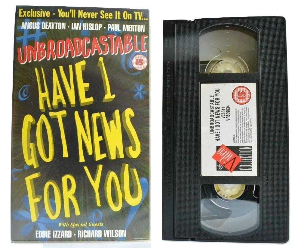 Have I Got News For You: Eddie Izzard & Richard Wilson [Free From The BBC] VHS-