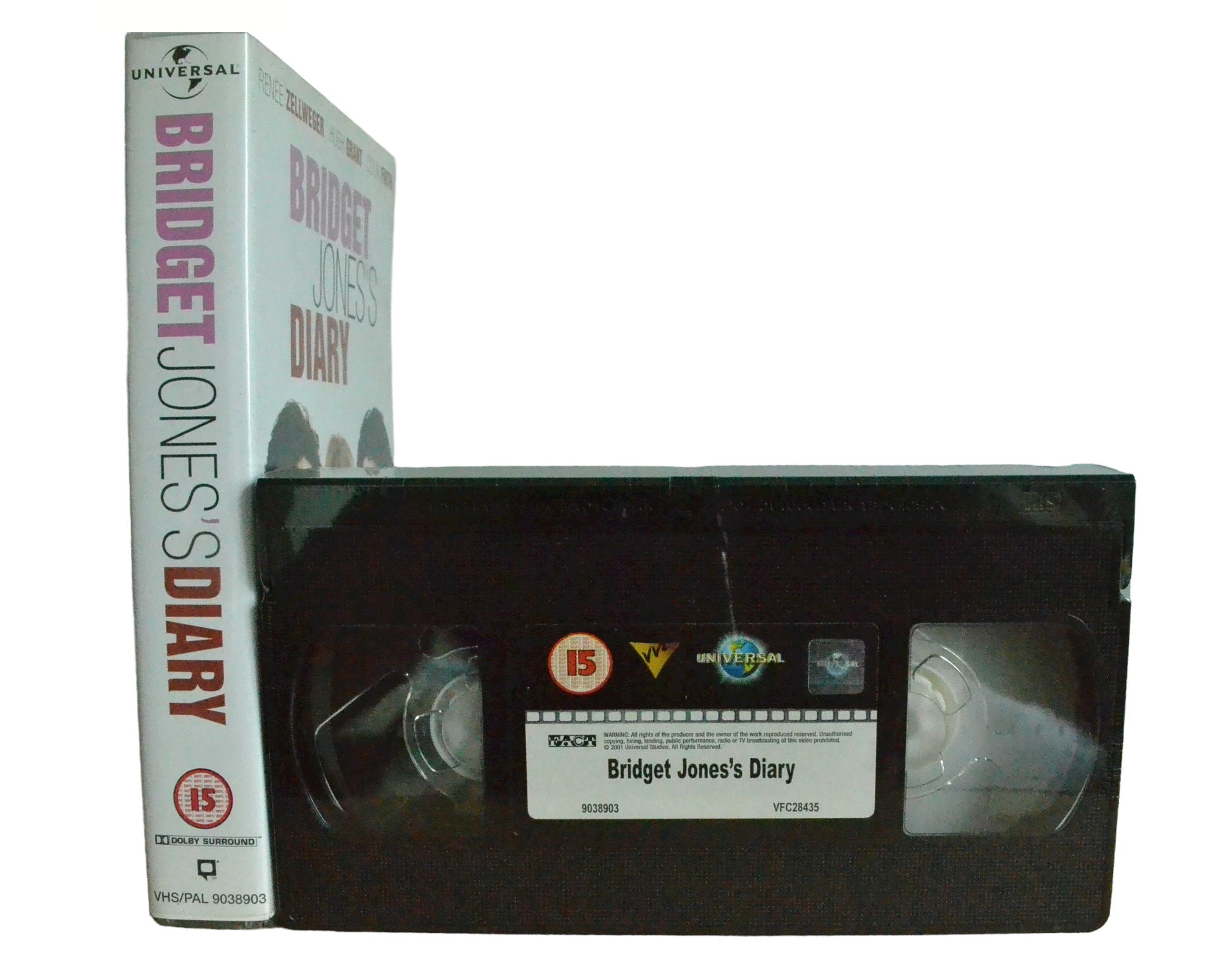 Bridget Jone's Diary - Renee Zellweger - Universal - Brand New Sealed - Pal VHS-