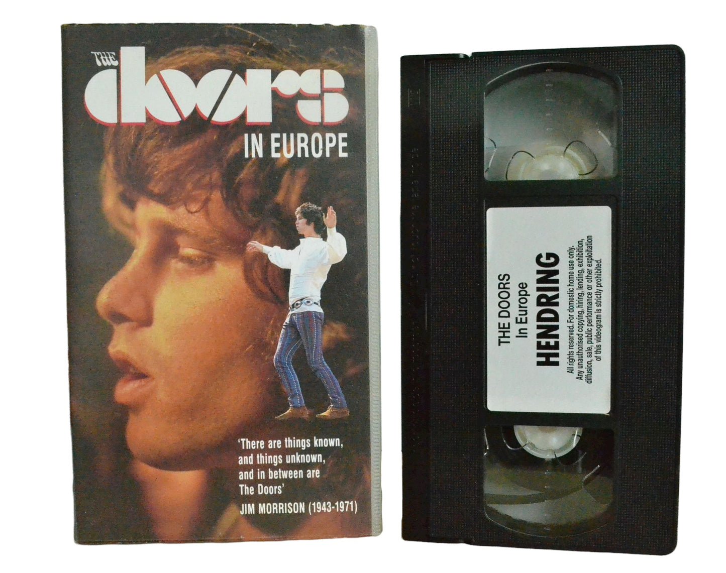 The Doors In Europe - Jim Morrison - Hendring - Music - Pal VHS-
